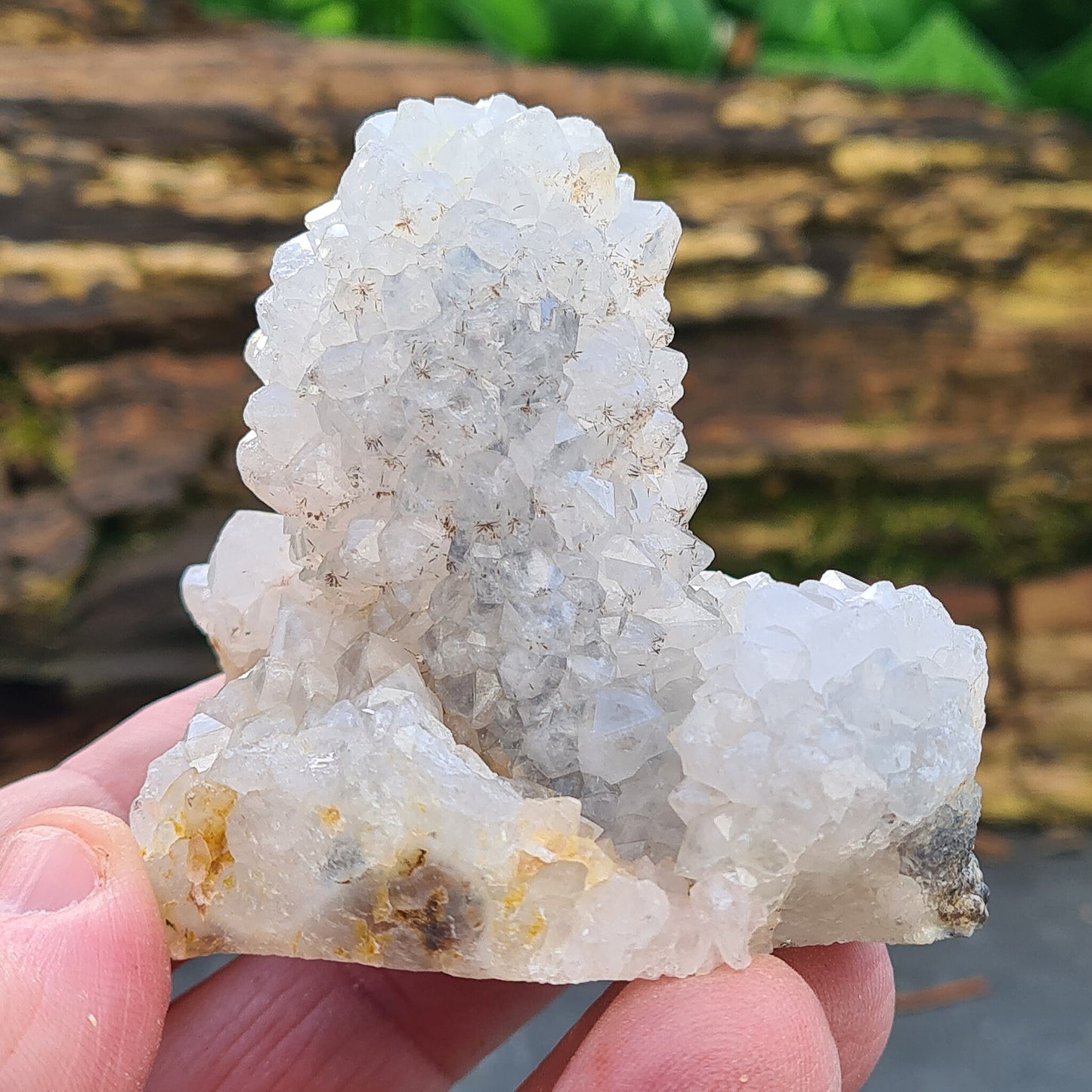 Stalactite Quartz from Madhya Pradesh, India.