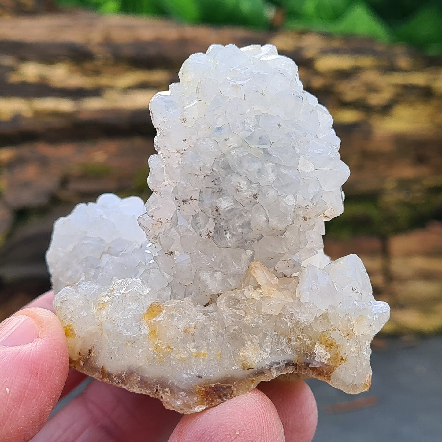 Stalactite Quartz from Madhya Pradesh, India.