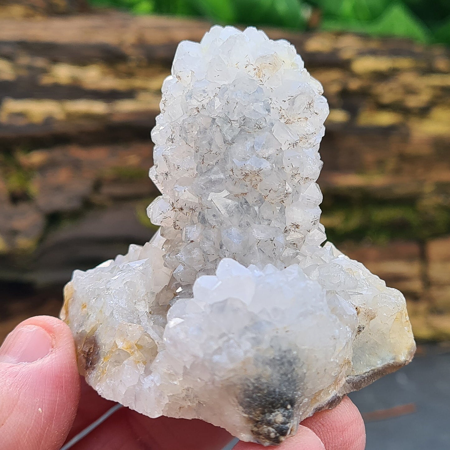 Stalactite Quartz from Madhya Pradesh, India.