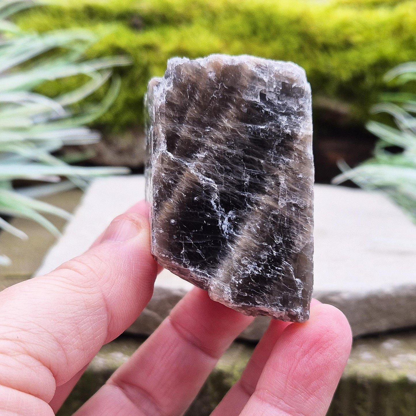 Black Moonstone Crystal – Natural | Add to your crystal collection | comfort and support