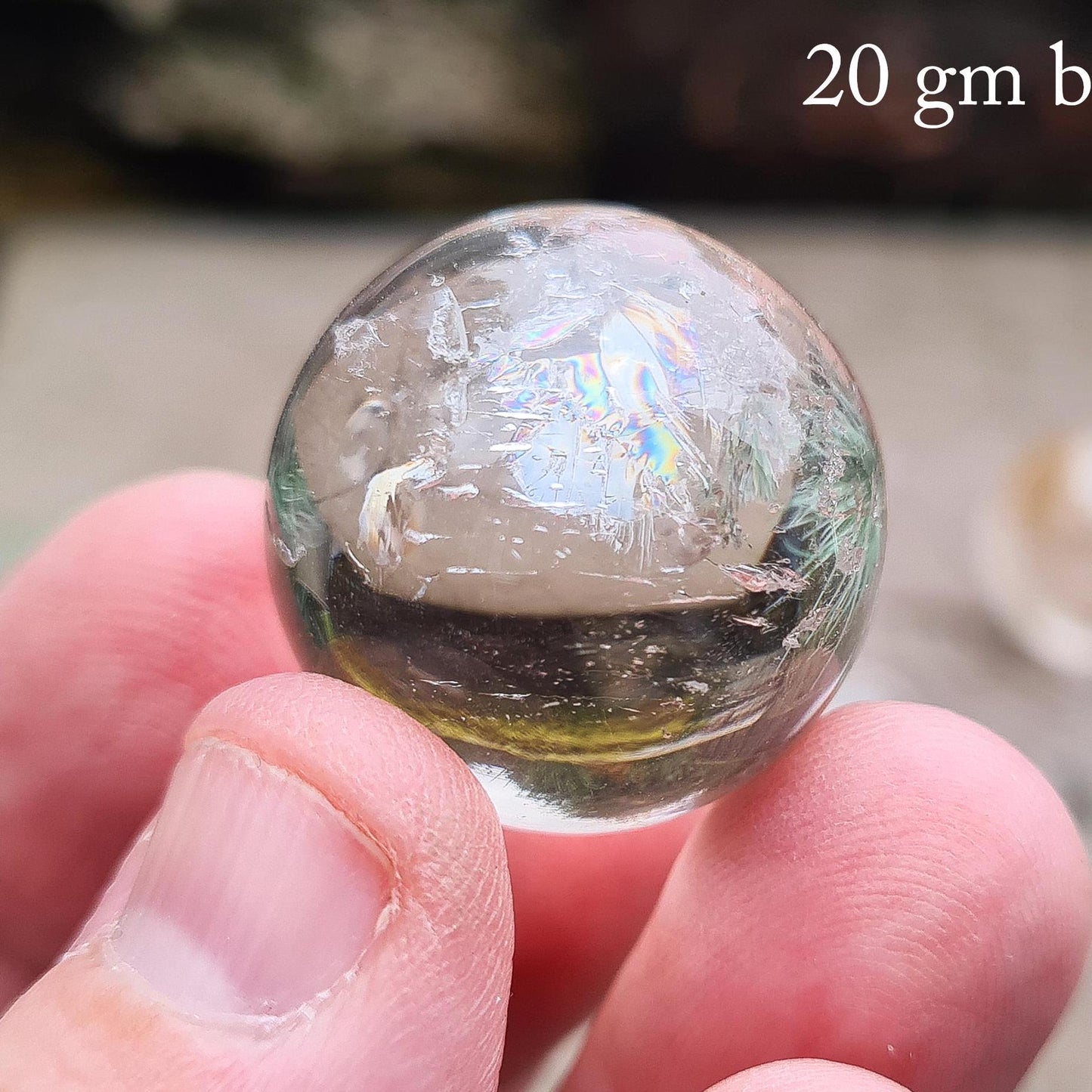 Quartz Crystal Sphere, Quartz Crystal Ball, Mini Sphere. Does not include a stand. Choose the one that speaks to you.