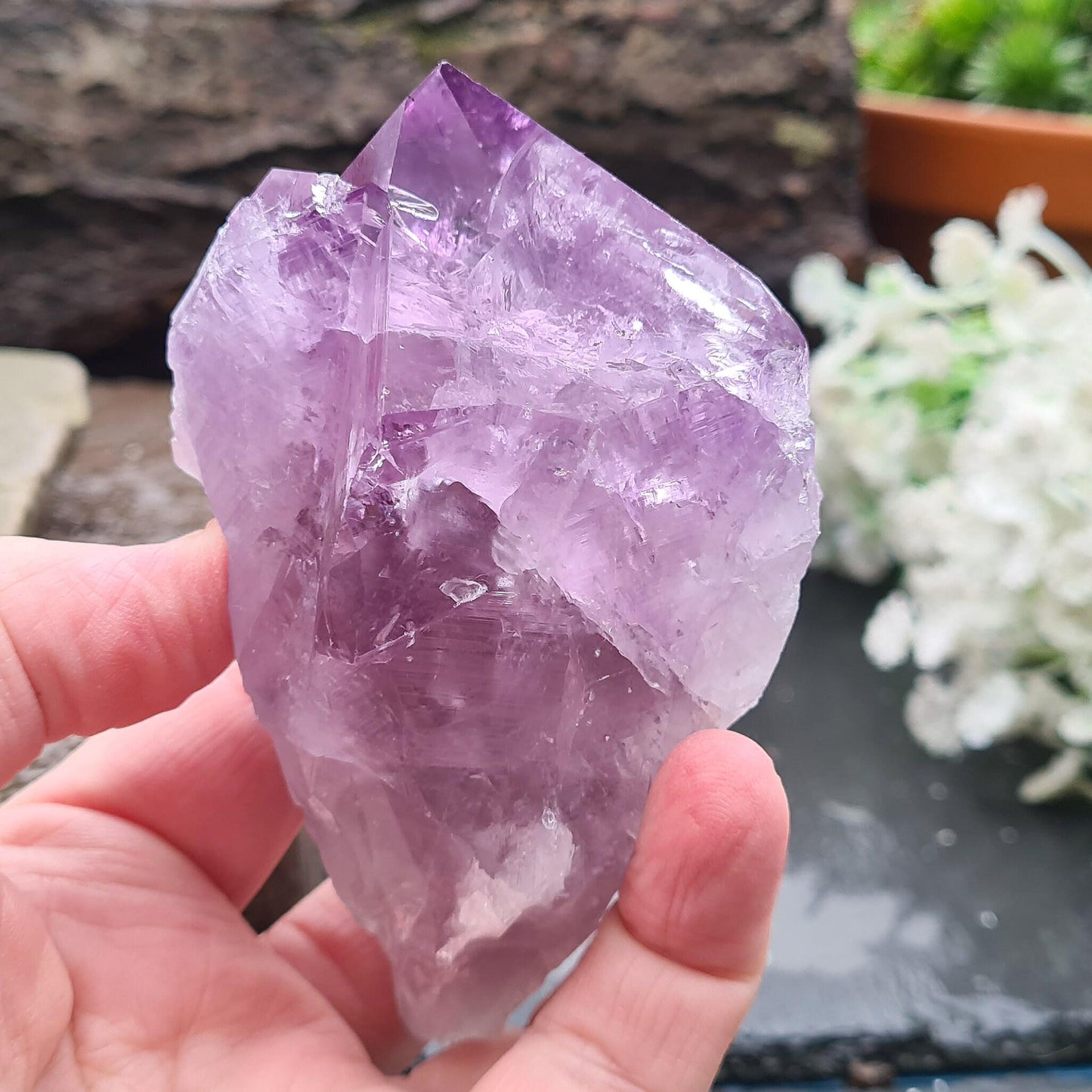 Amethyst Crystal Point | Supportive Energy Crystal | Crystal for Everyday Use