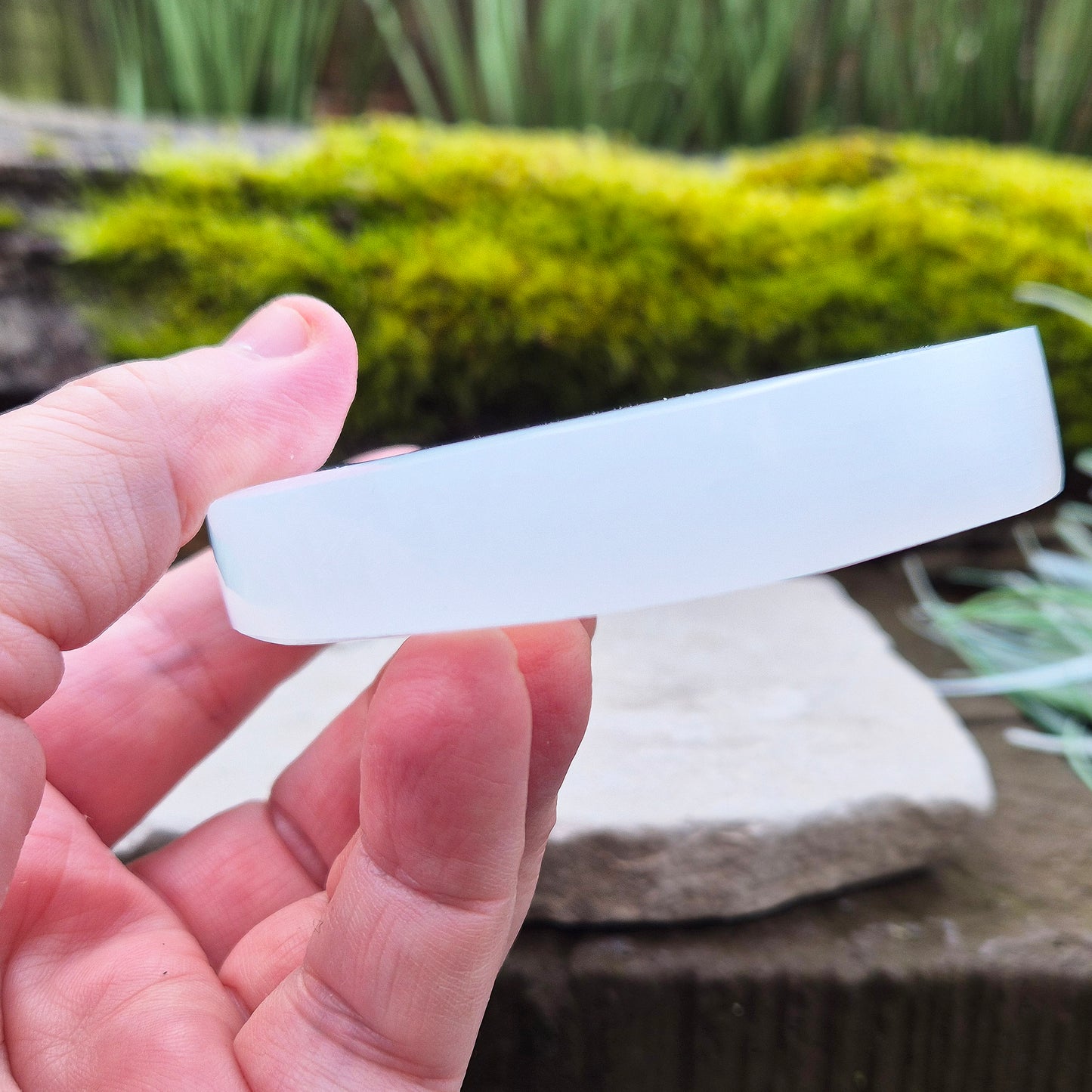 Selenite Cleansing and Charging Plate - Polished, Round | Perfect for cleansing and charging your crystals