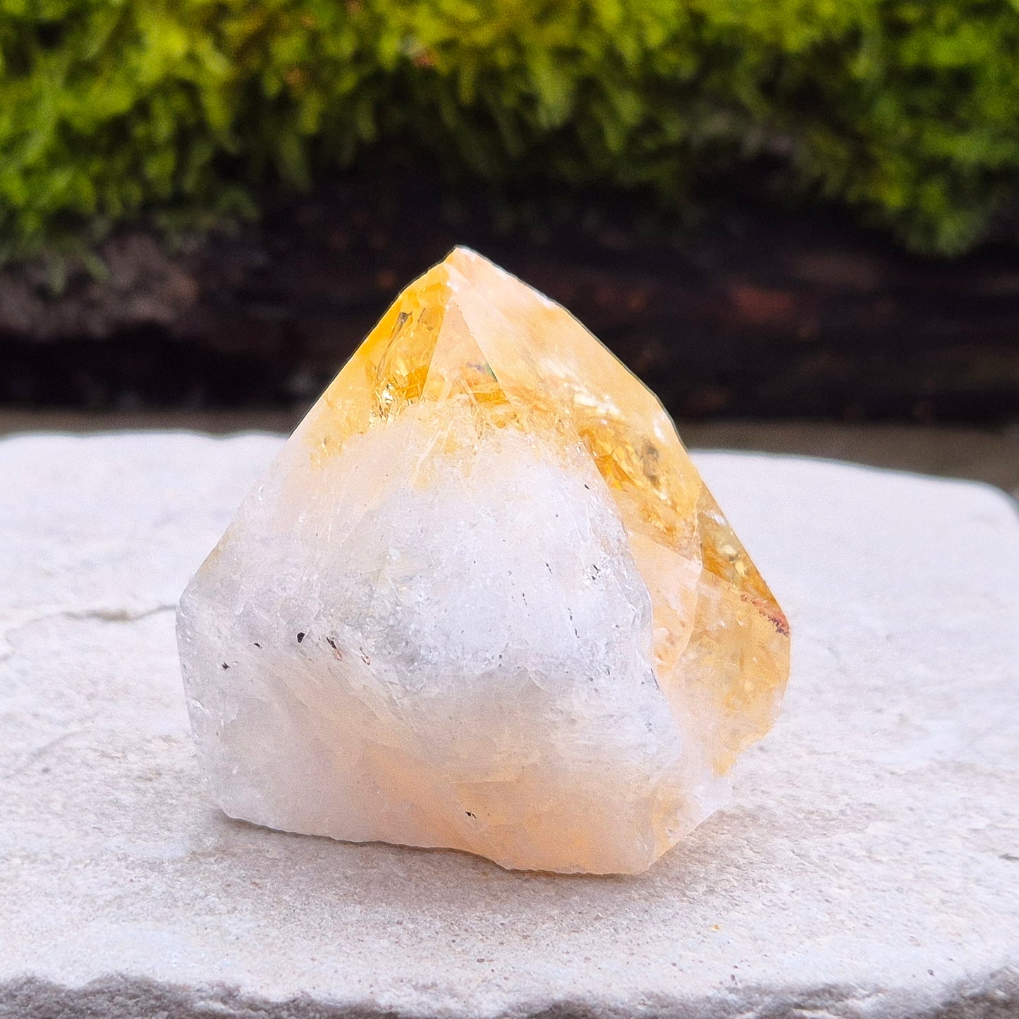 Citrine Crystal Point - Double Tip | Supportive Energy Crystal | Home Decor