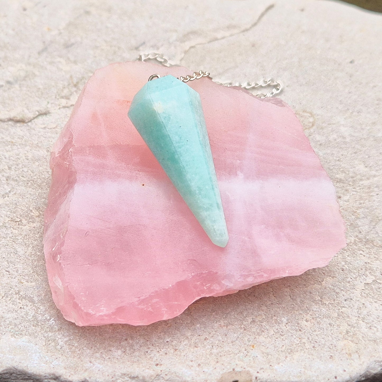 Rose Quartz Crystal Platform | ideal for displaying crystals and jewellry