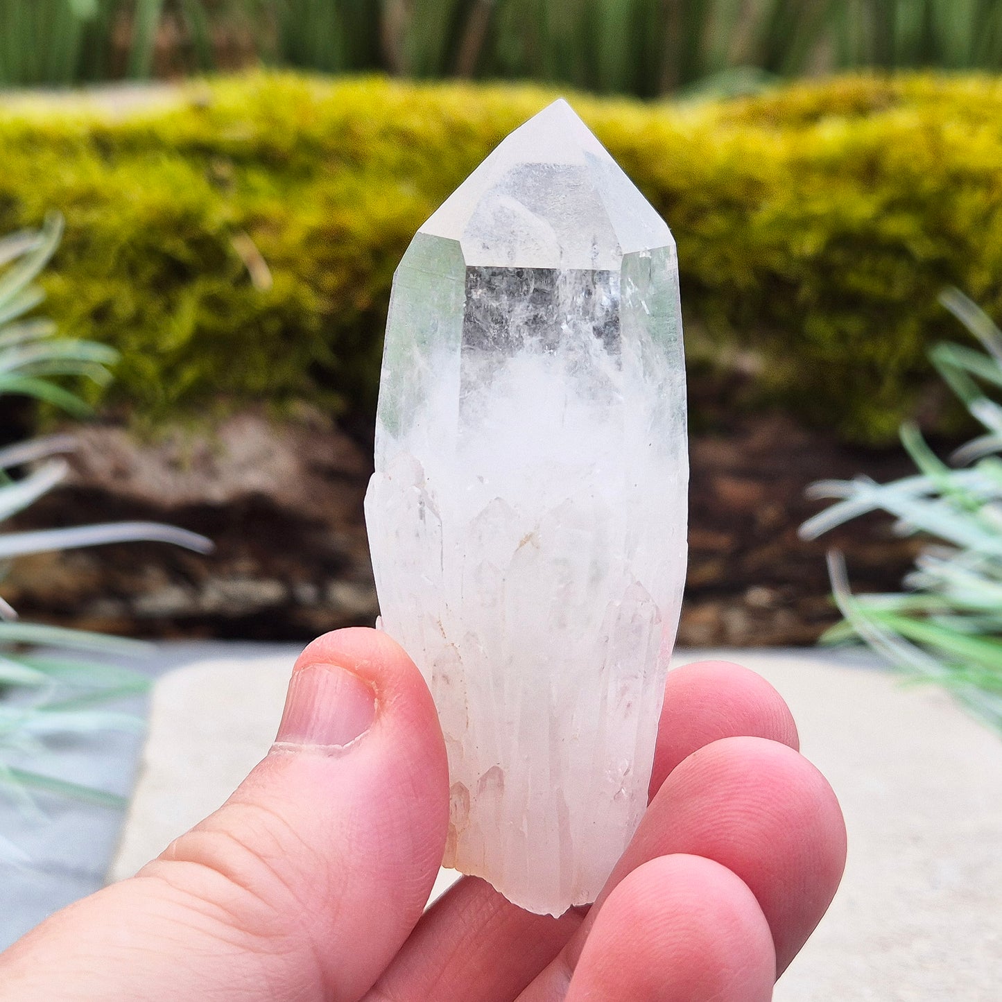 Quartz Crystal Point, Natural, Morocco | Crystal Enthusiast Gift | Space Enhancer