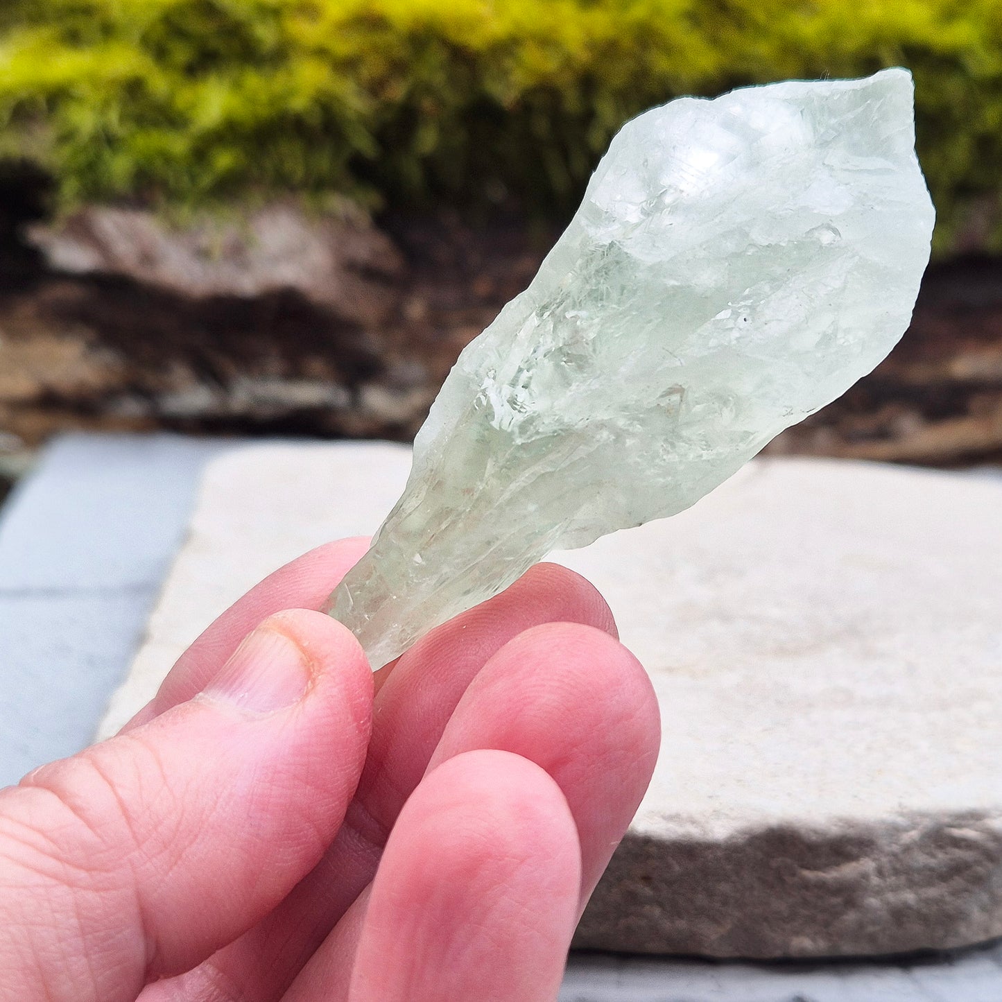 Prasiolite, also known as Green Quartz, is a beautiful stone featuring a lovely green hue. While natural Prasiolite is incredibly rare, most of the Prasiolite on the market is heat-treated amethyst, sourced from a limited number of amethyst localities in Brazil.