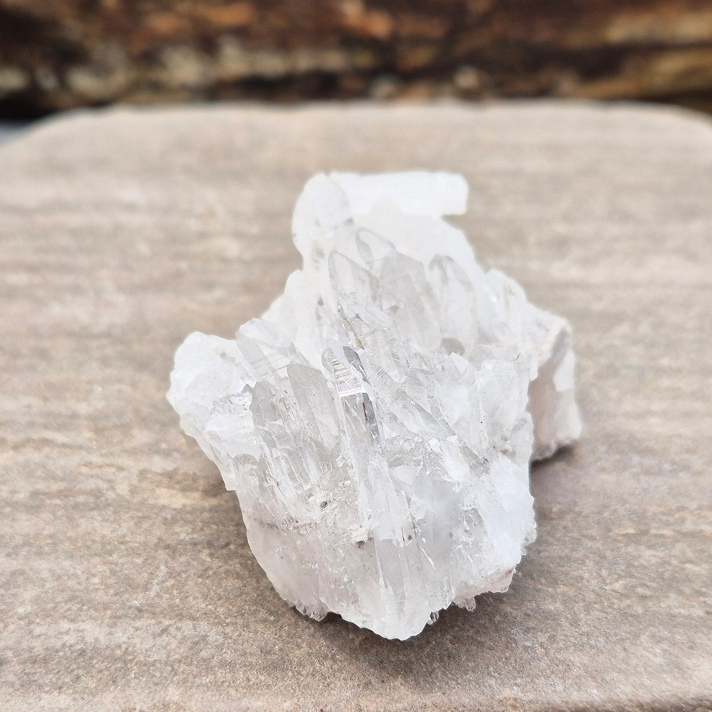 Quartz Crystal Cluster, China | Needle-Like Points | Self-Standing