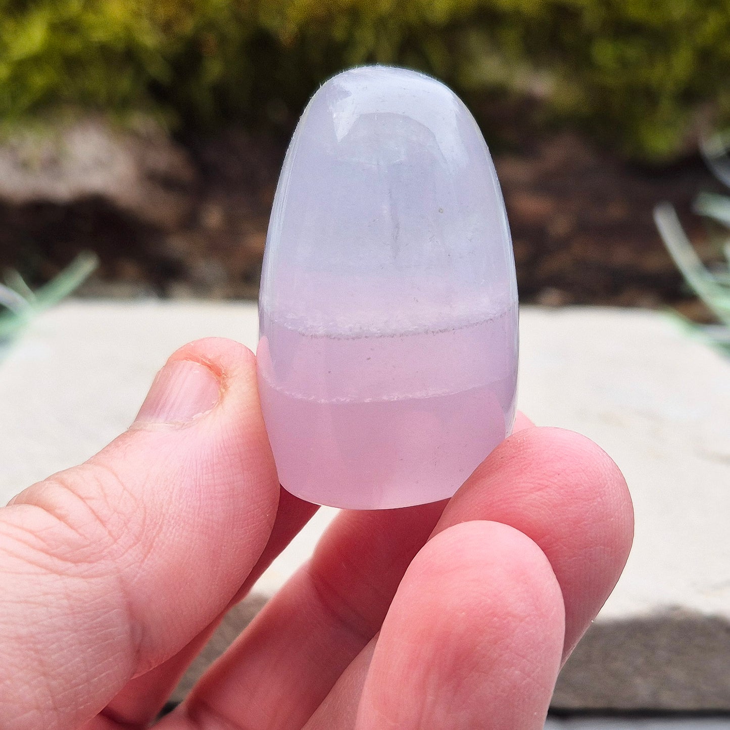 Lilac Fluorite Crystal – China. Also known as Lavender Fluorite, this crystal is often called a “balancing bridge” between the heart and higher mind. It carries a calm, nurturing energy that encourages both emotional healing and spiritual awareness.