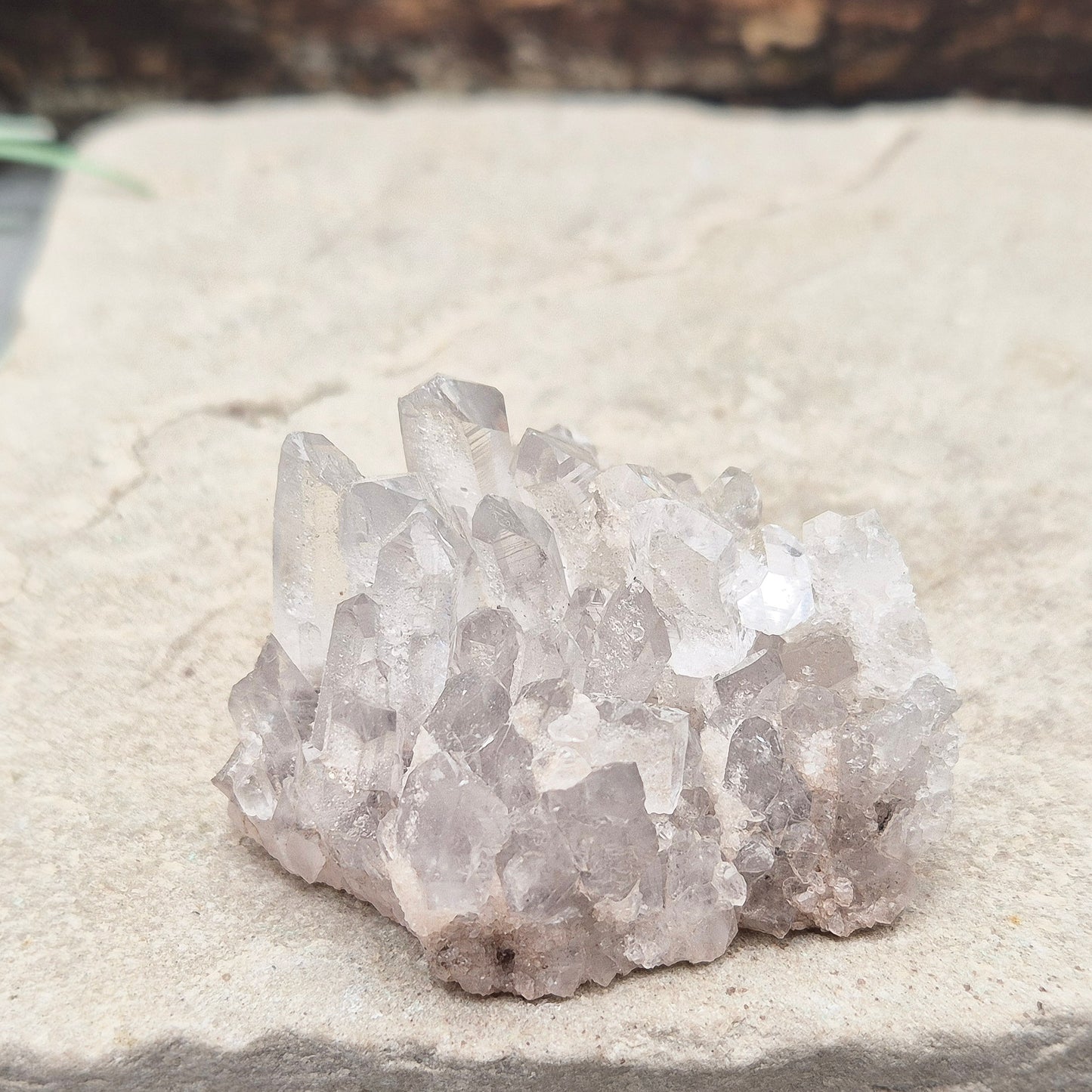 Quartz Crystal Cluster, China | supporting positive energy flow | Small Gift Idea