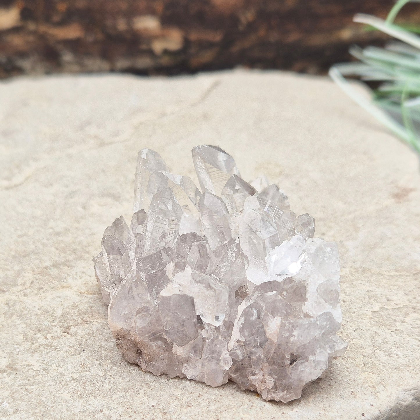 Quartz Crystal Cluster, China | supporting positive energy flow | Small Gift Idea