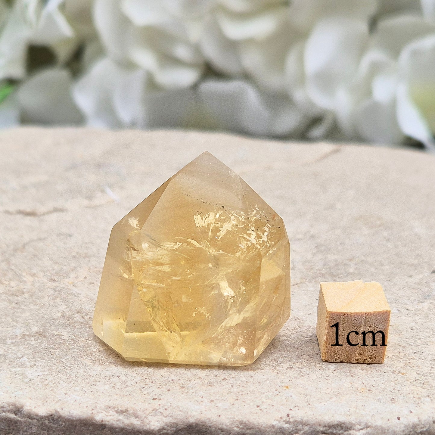 Citrine Standing Point – Genuine Citrine Crystal | Perfect for Gifting, Altars, or Meditation Corners