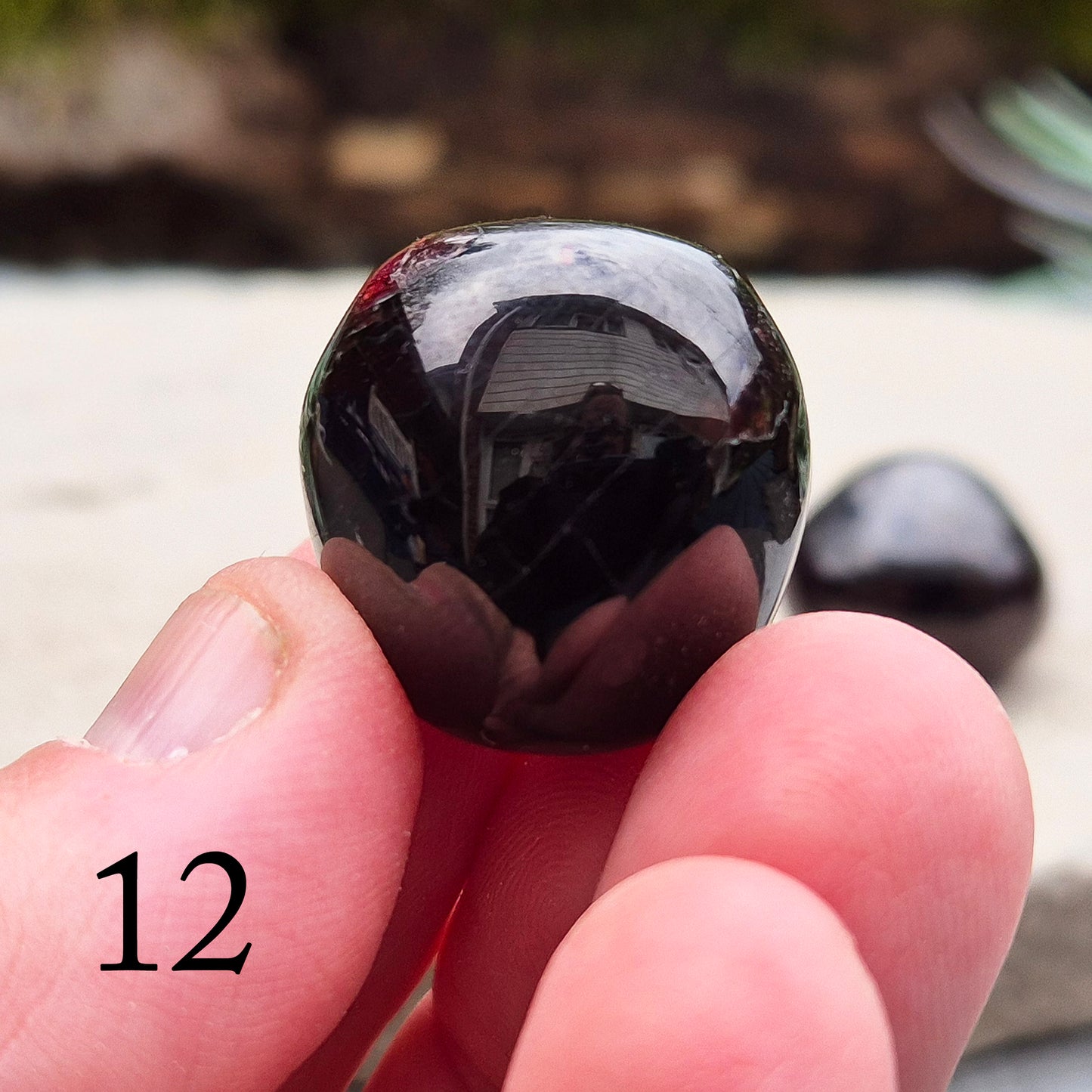 Red Garnet Tumbled Stone – Crystal from India | Represents Strength, Motivation & Emotional Balance