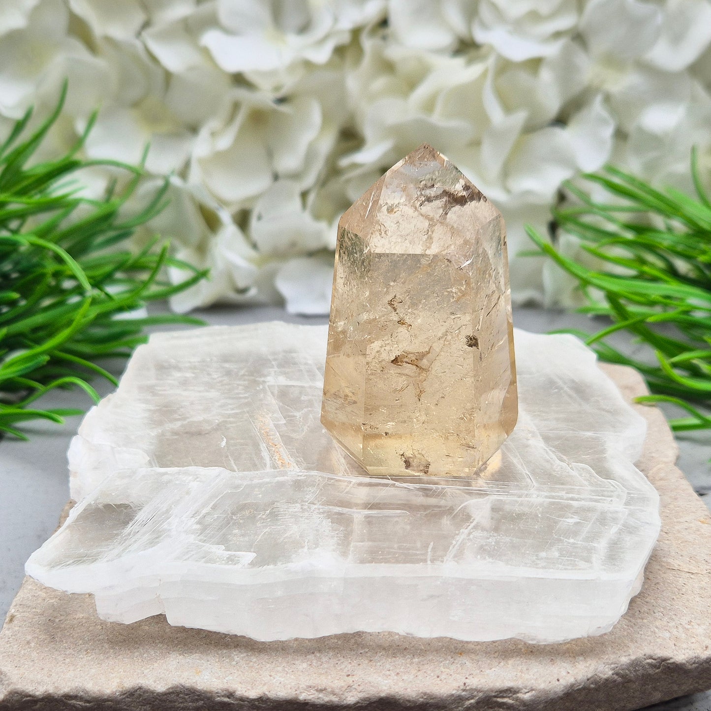 Selenite – High-Clarity Crystal, Glitter Mountain “Utah Ice” | Perfect for Cleansing Rituals & Display