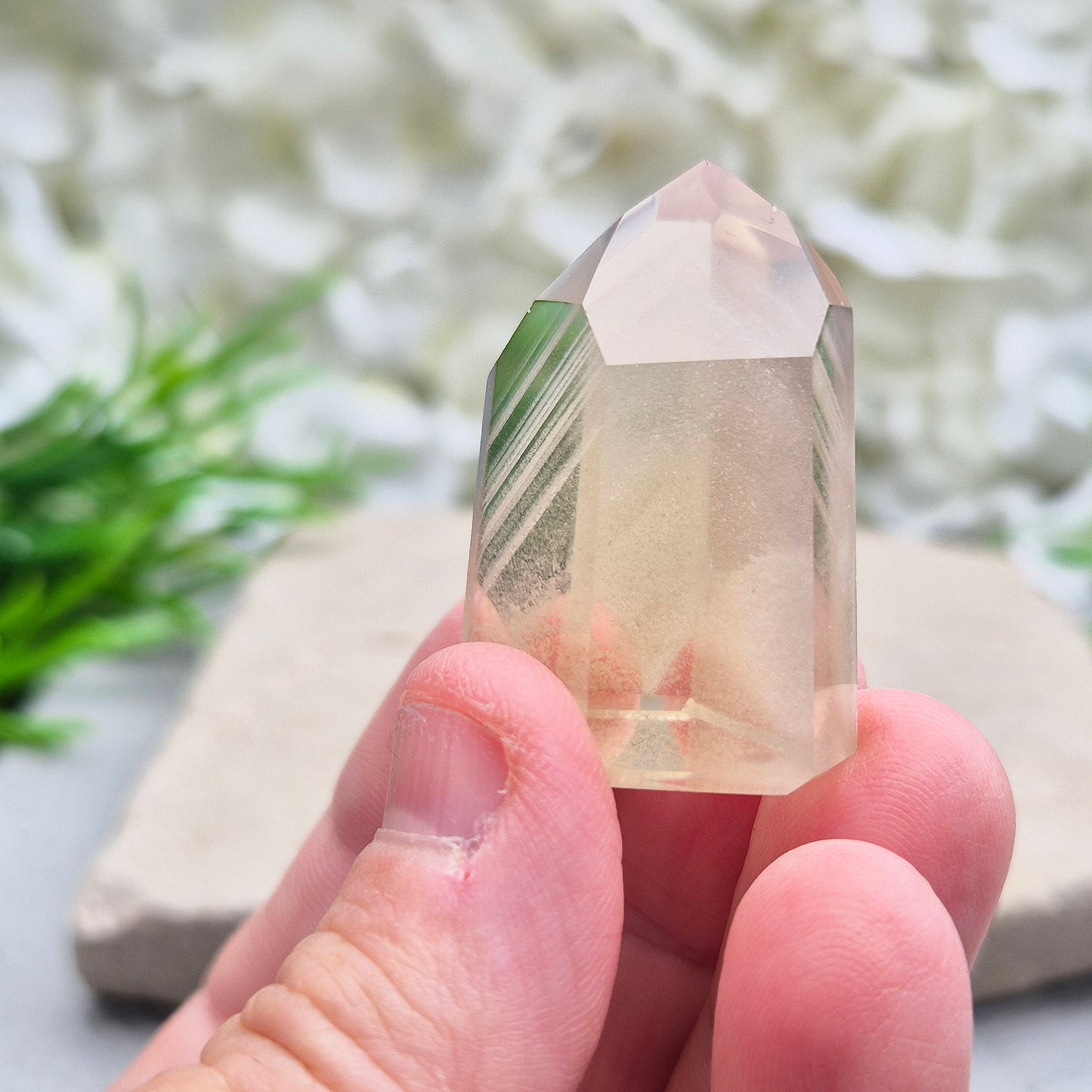 Citrine Polished Point with Phantoms | Manifestation, Energy Work, Spiritual Growth & Display Piece