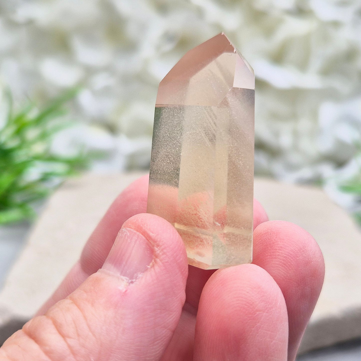 Citrine Polished Point with Phantoms | Manifestation, Energy Work, Spiritual Growth & Display Piece