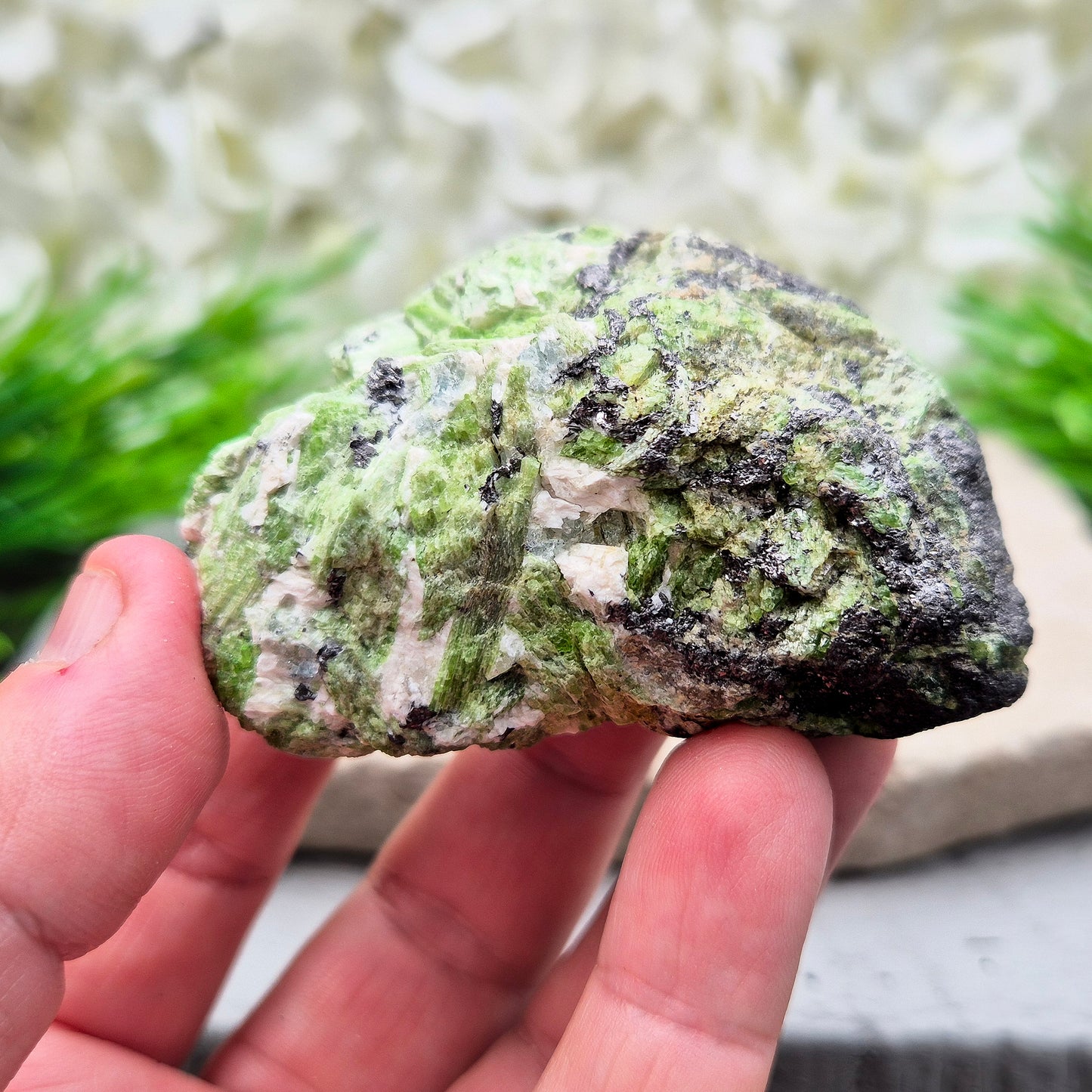 Tremolite (Green) from Merelani, Tanzania, Natural | Rare Heart Chakra Awakener