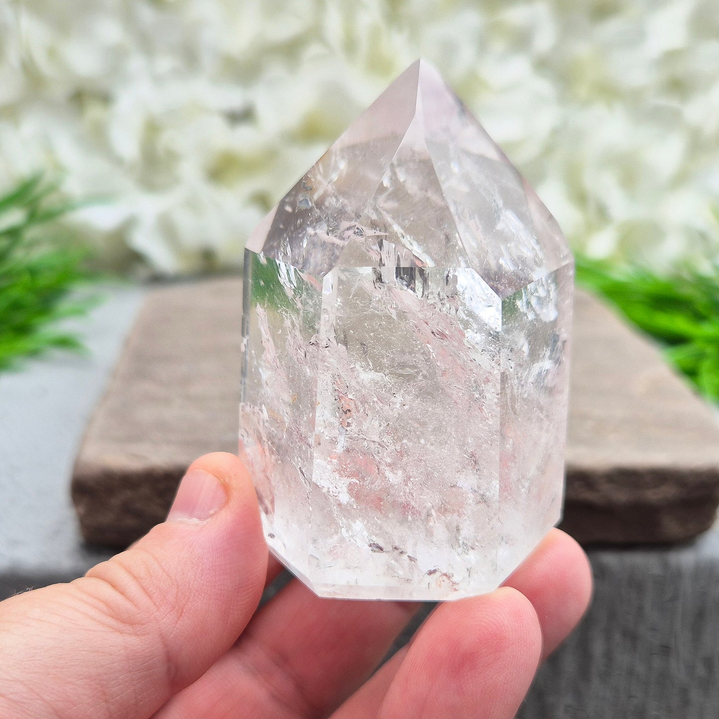 Quartz Point - Polished Crystal | Feng Shui, Energy Amplification & Crystal Display Piece | Special Gift