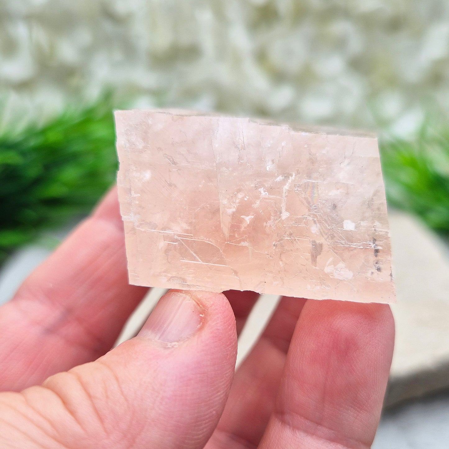 Watermelon Calcite | Gentle Pink Energy Crystal | Emotional Self-Care | Heart Chakra Stone