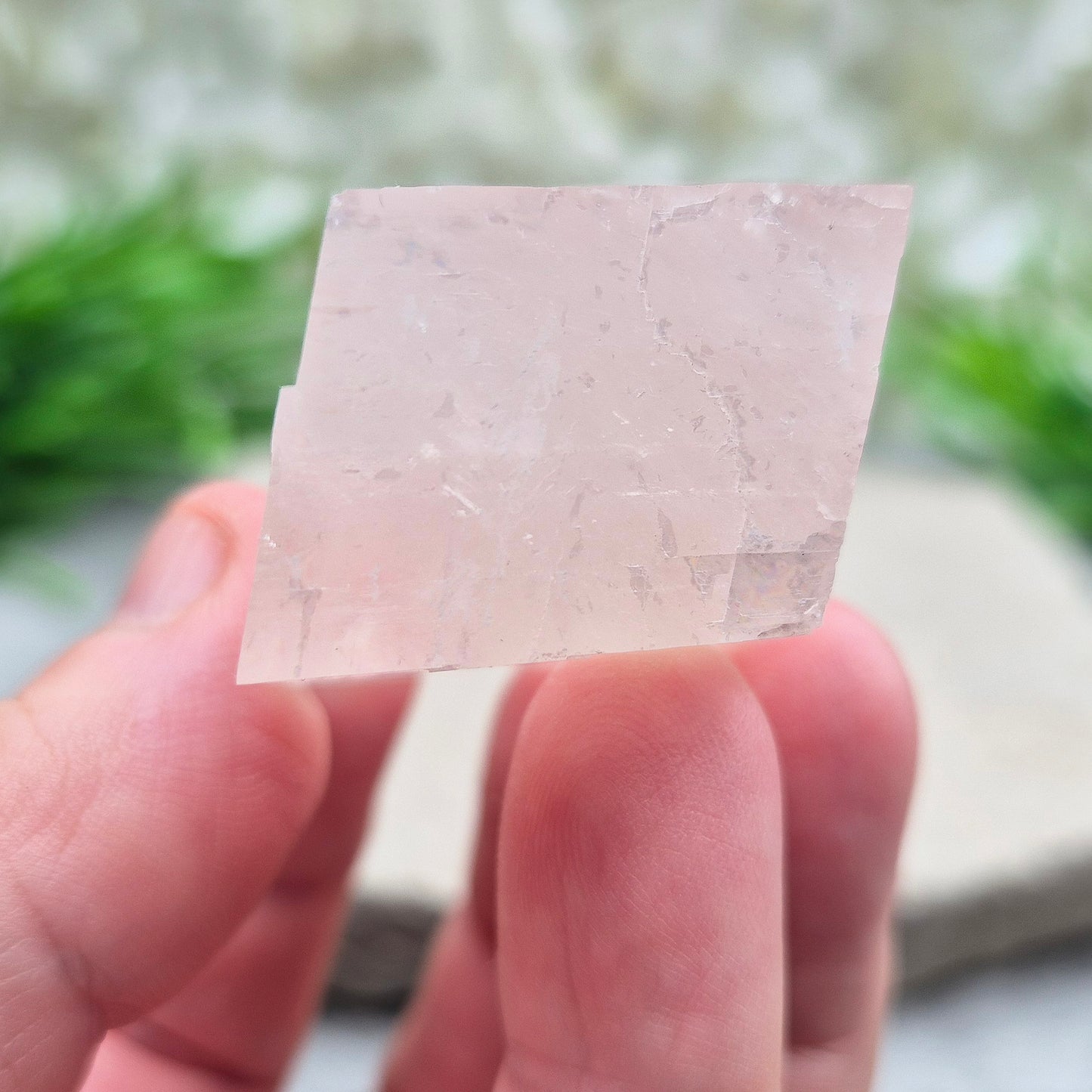 Watermelon Calcite | Gentle Pink Energy Crystal | Self-Care Self Compassion | Heart Chakra Stone