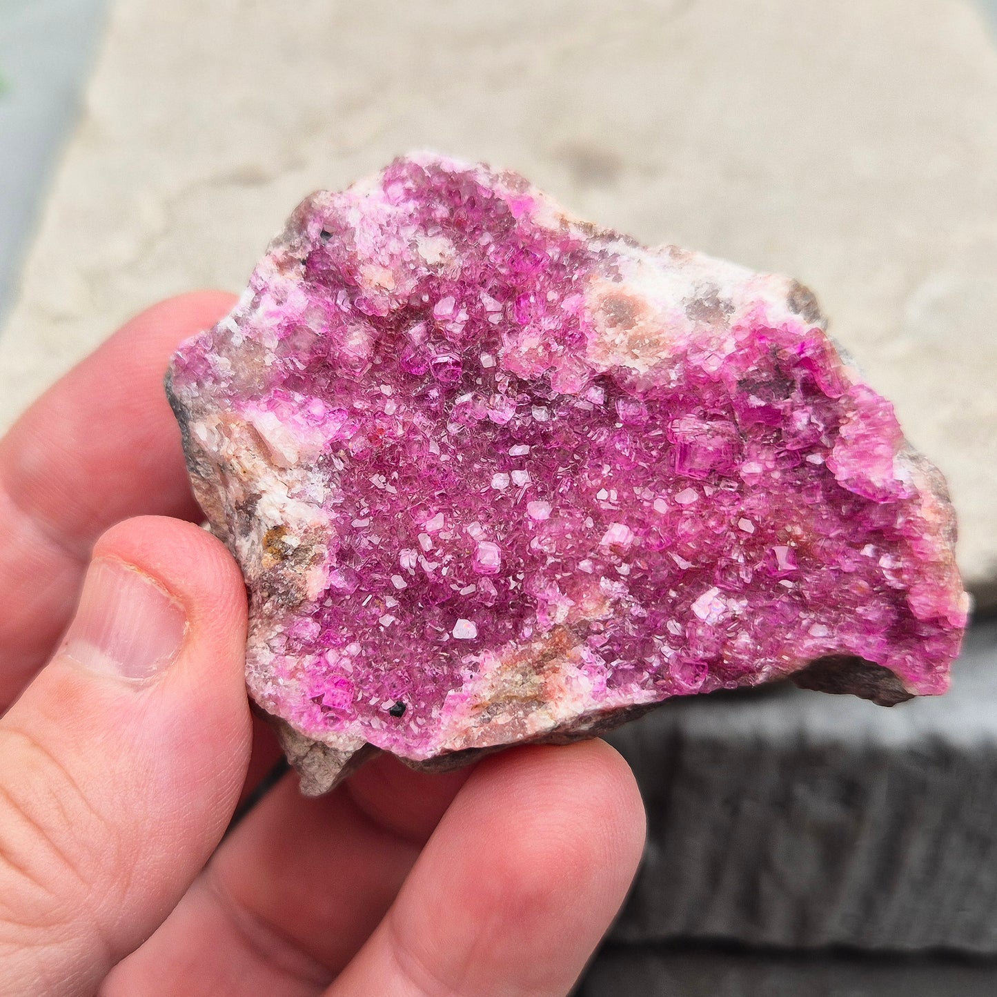 Cobalto Calcite Crystal Cluster | Unconditional Love | Pink Flame Crystal | Feng Shui