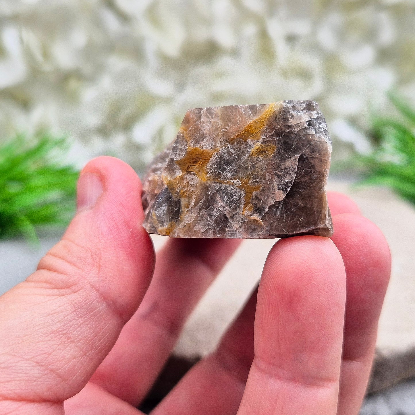 Black Moonstone – Rough Natural Crystal | High Vibe Grounding, Intuition & Emotional Balance