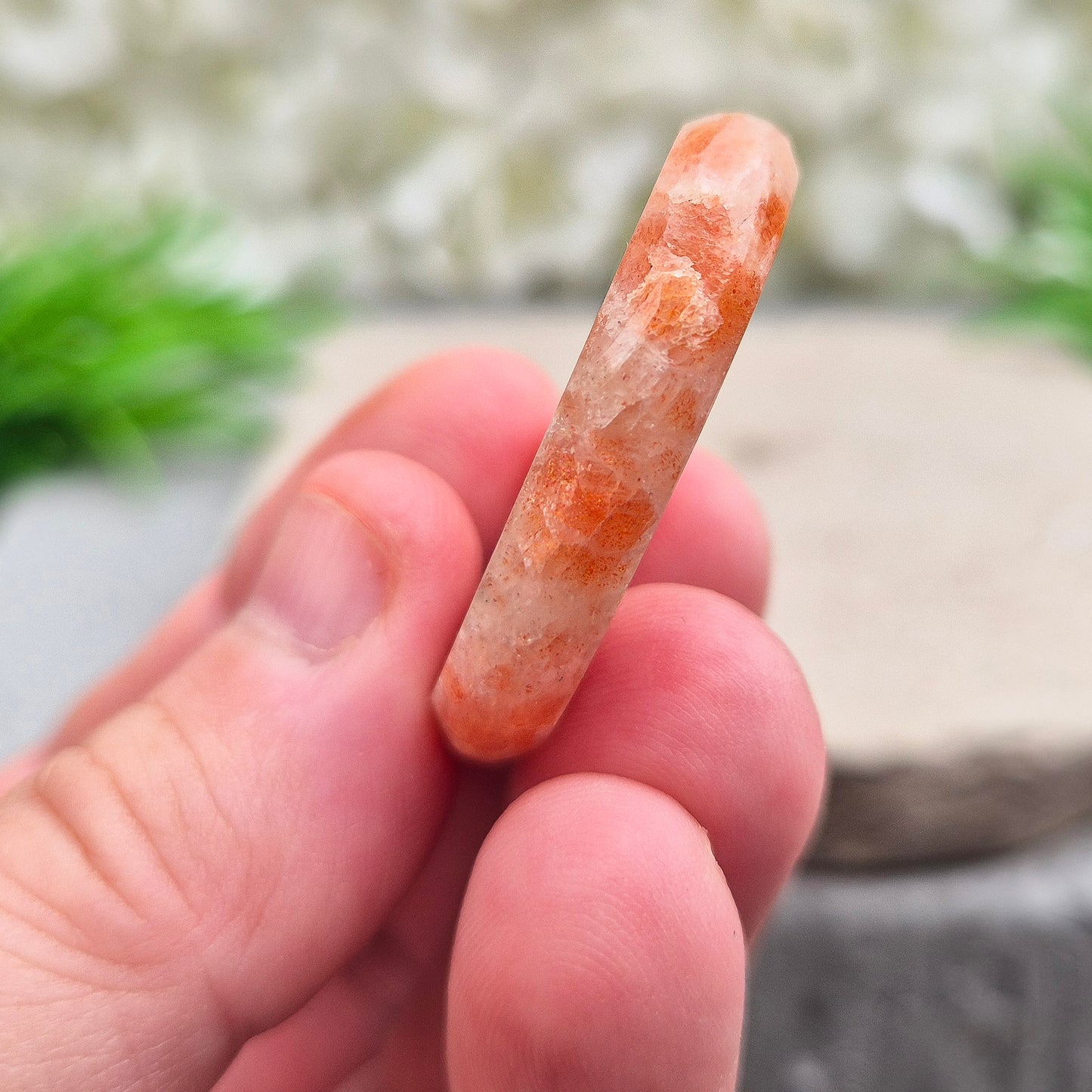 Sunstone Crystal Palm Stone | Inspires Positivity, Confidence & Motivation