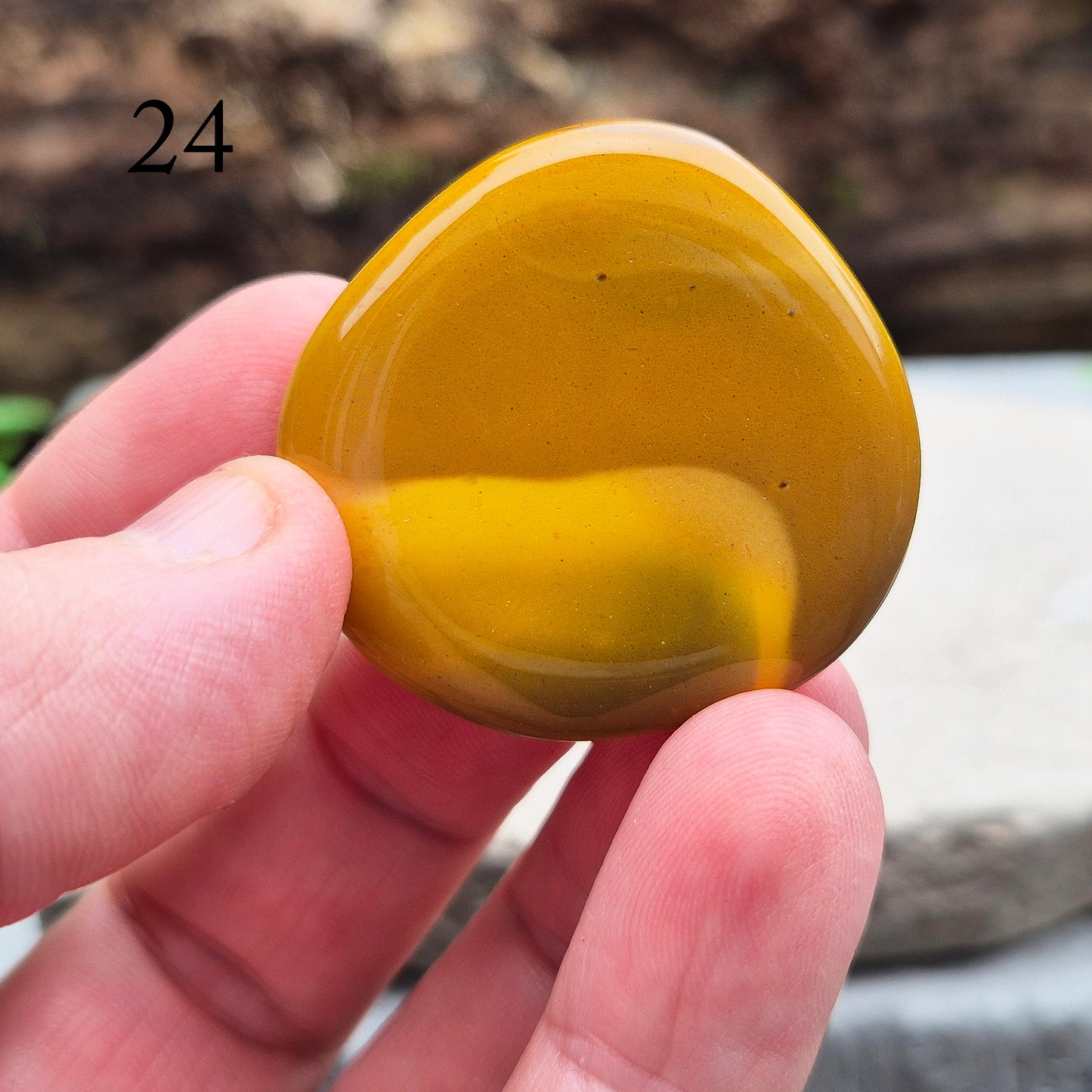Mookaite Crystal Palm Stone - Jasper | Carry with you | Fosters self-kindness and positive relationships