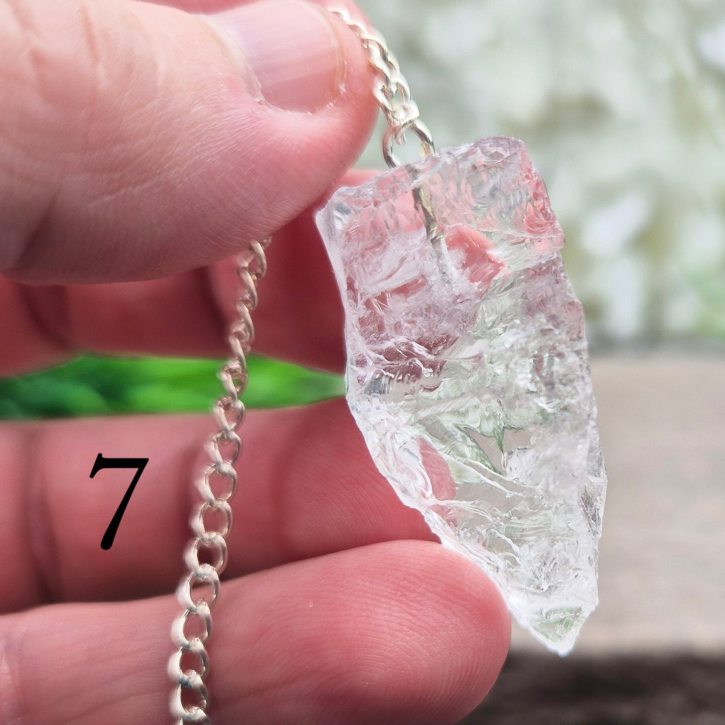 Rock Quartz Crystal Pendulum, Natural Crystal | Tool for Dowsing & Intuition
