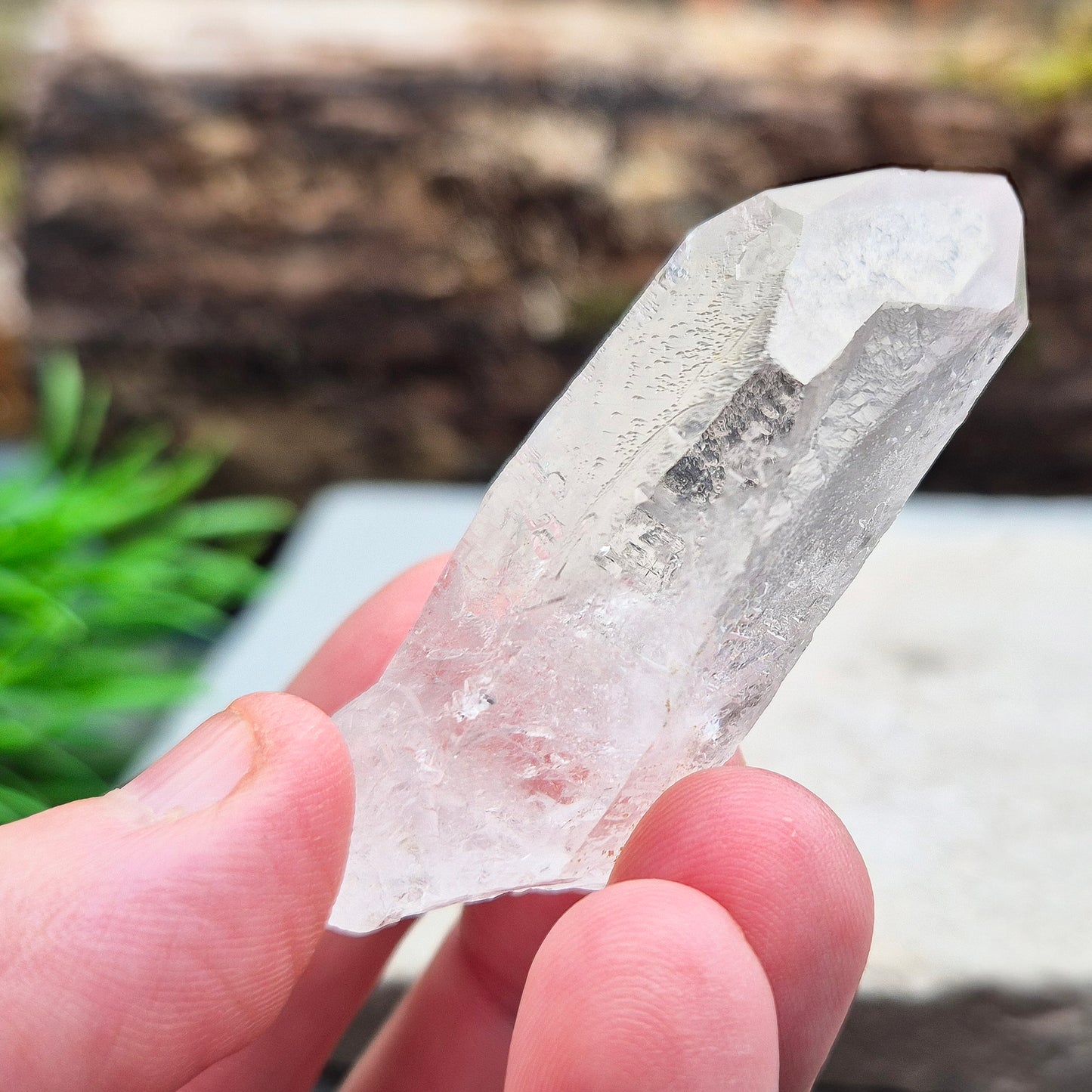 Starbrary Quartz Crystal Point - Encoded Crystal with Cosmic Markings | Perfect for Meditiation & Spiritual Connection