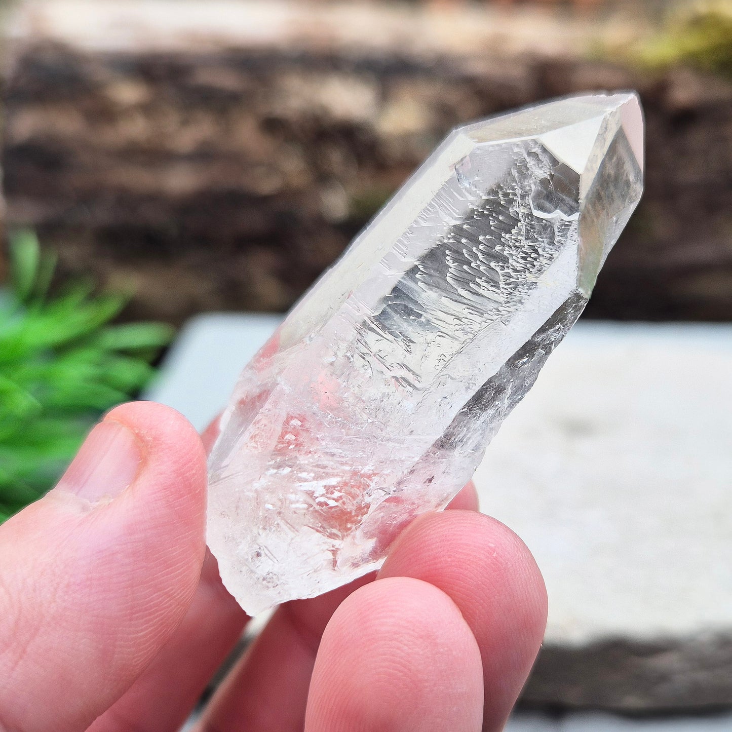 Starbrary Quartz Crystal Point - Encoded Crystal with Cosmic Markings | Perfect for Meditiation & Spiritual Connection