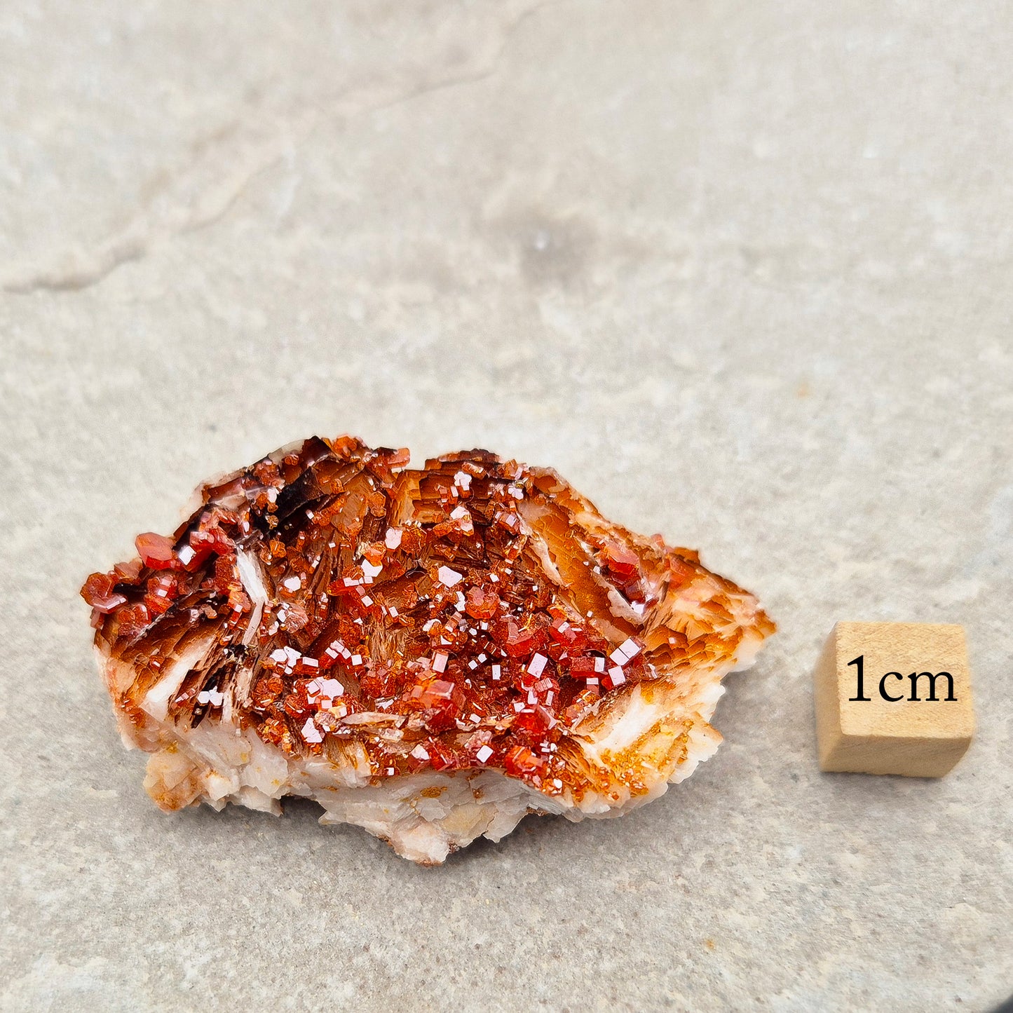 Vanadinite Crystal Cluster - Natural | Allow universal energy to flow into the body | Crystal Collectors Gemstone | Spiritual Home Decor
