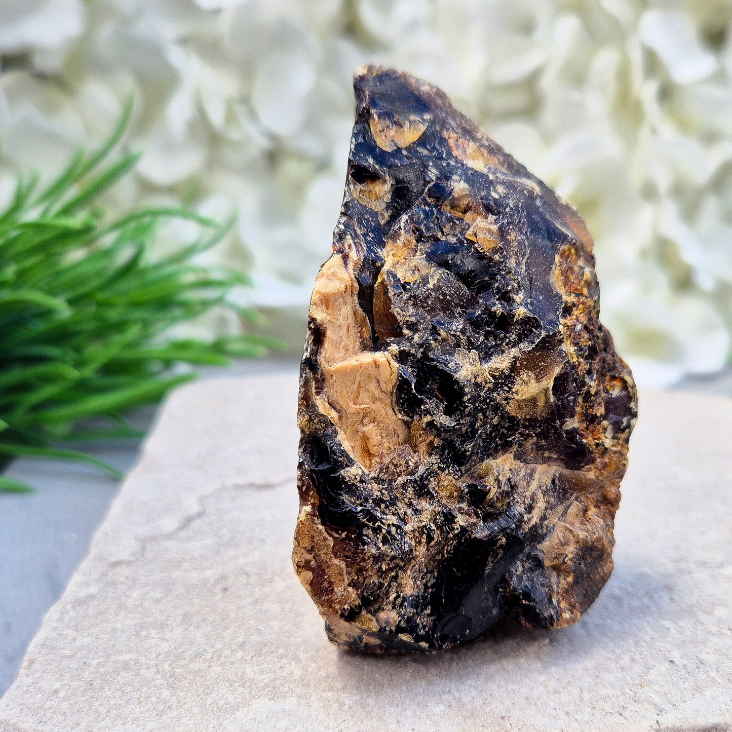Blue Amber Crystal, Blue Fluorescent Amber, Rare Dominican Republic Fossilised Resin