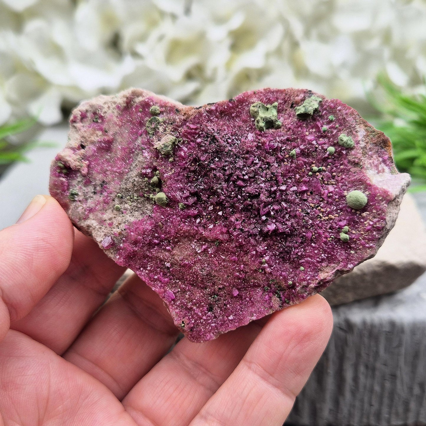 Cobalto Calcite Crystal Cluster | Unconditional Love | Pink Flame Crystal | Feng Shui Gemstone