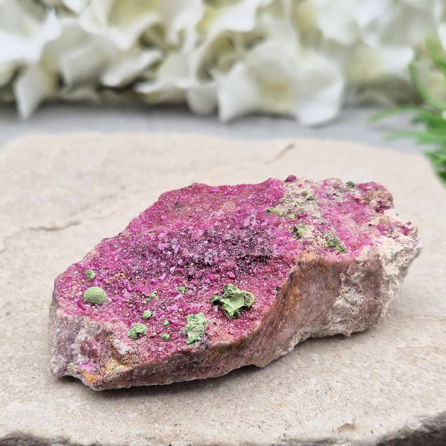 Cobalto Calcite Crystal Cluster | Unconditional Love | Pink Flame Crystal | Feng Shui Gemstone