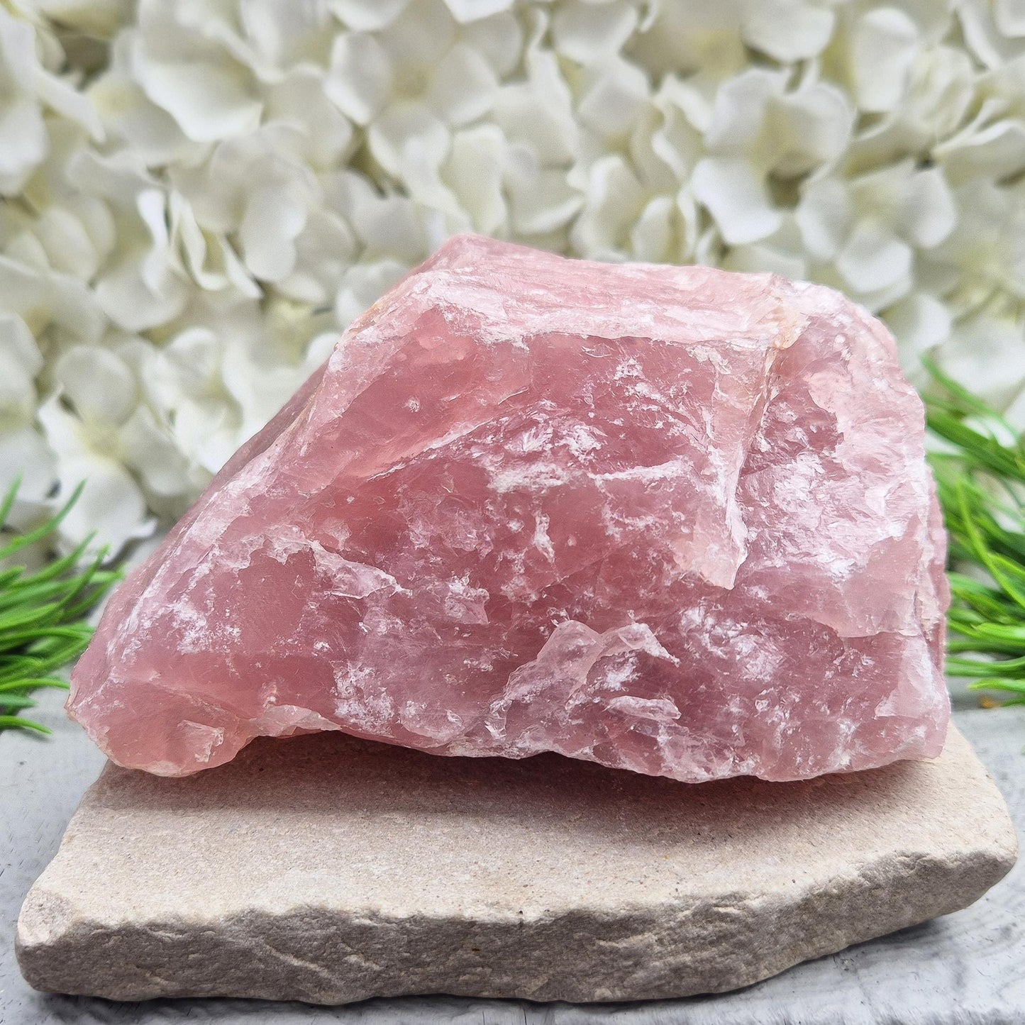 Rose Quartz Crystal, Natural Pink Quartz, Home Decor Display, Feng Shui Crystal