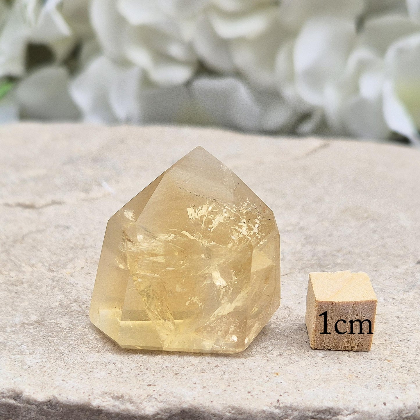 Natural Citrine Crystal Point (Crystal Tower), Genuine Citrine
