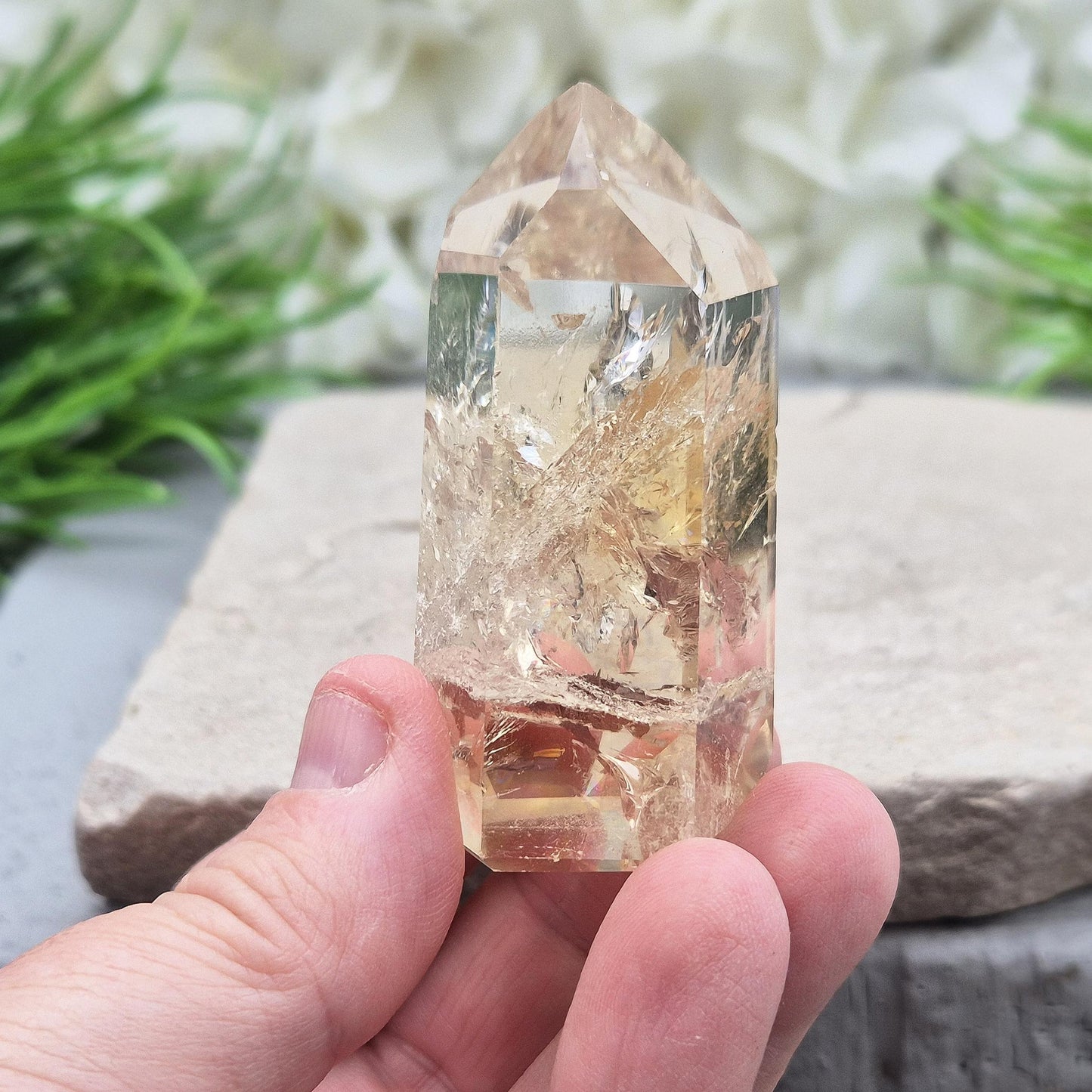 Citrine Crystal Point - Genuine Natural Citrine