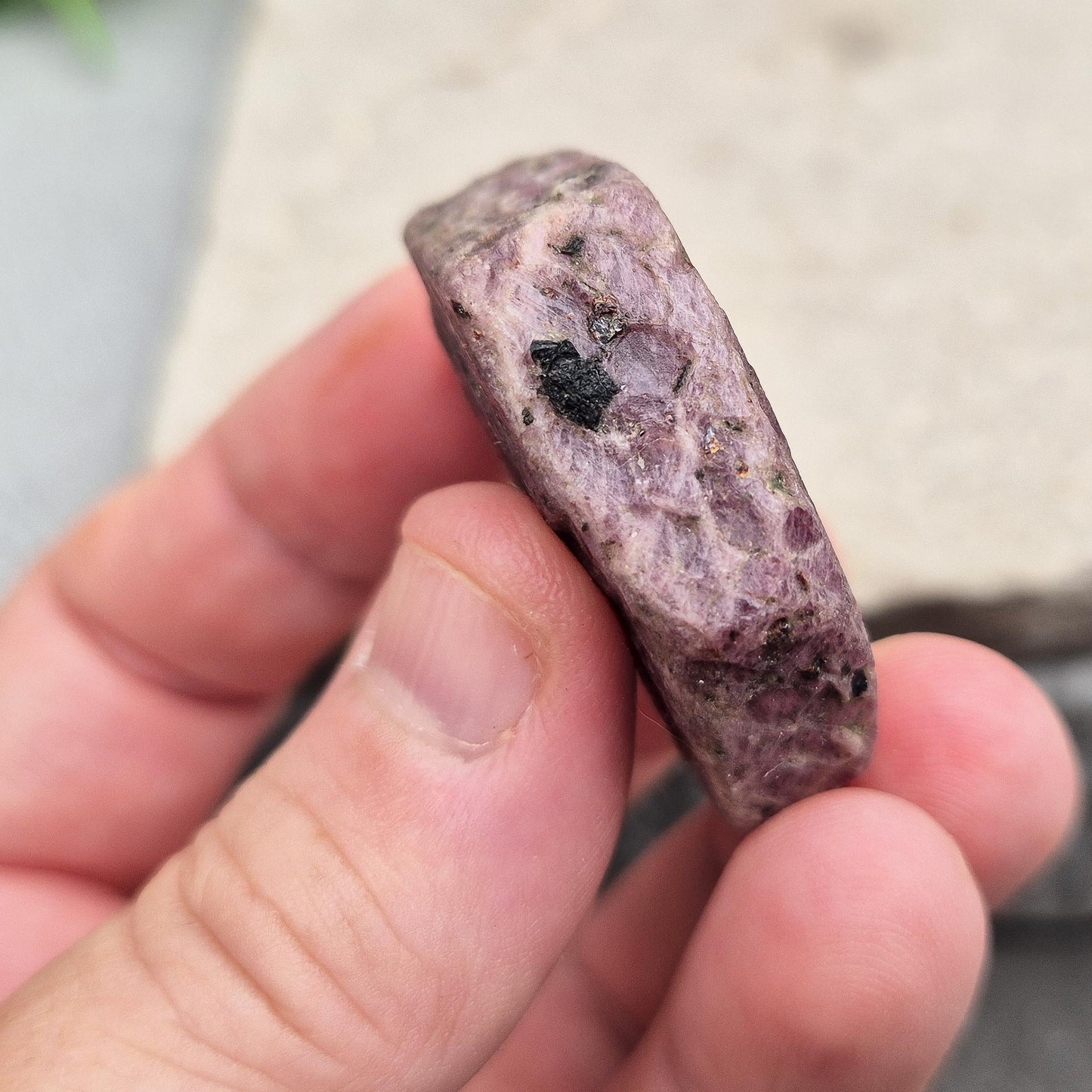 Ruby Record Keeper, Natural, Rare | Deep Insight, Past Life, Intuition | Spiritual Gemstone