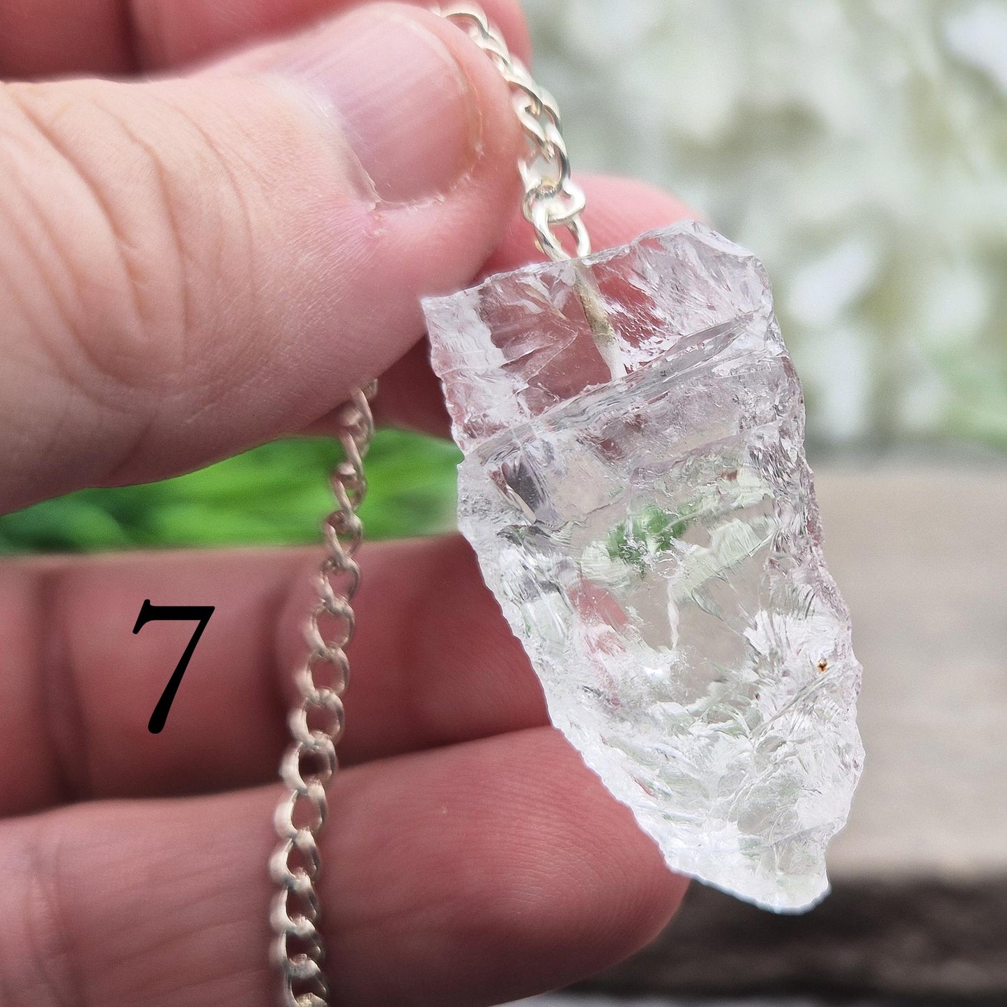 Rock Quartz Crystal Pendulum, Natural Crystal | Tool for Dowsing & Intuition