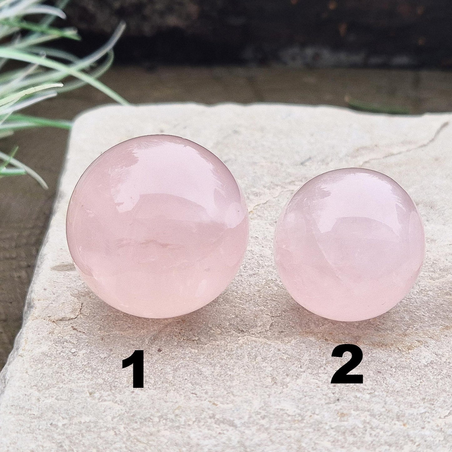 Rose Quartz Crystal Sphere, Rose Quartz Crystal Ball, Mini Sphere