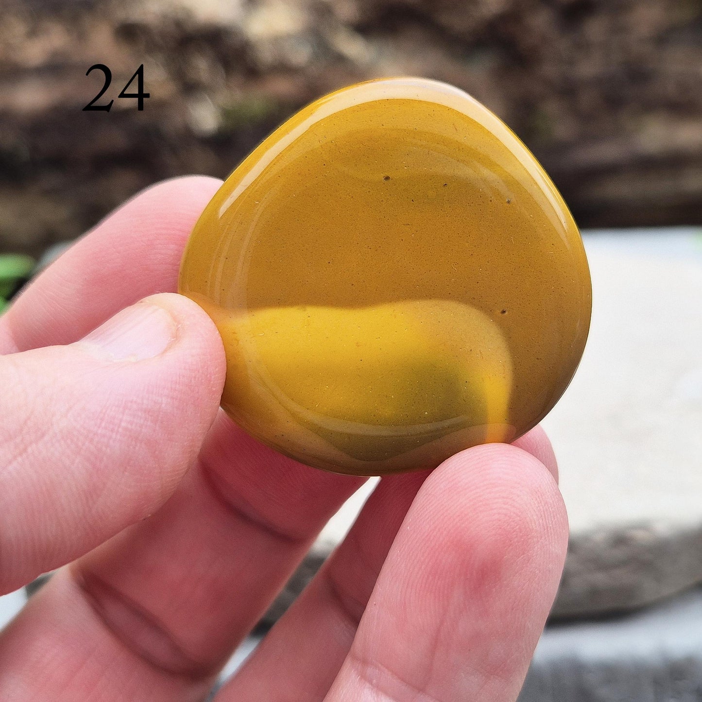 Mookaite Crystal Palm Stone - Jasper | Carry with you | Fosters self-kindness and positive relationships