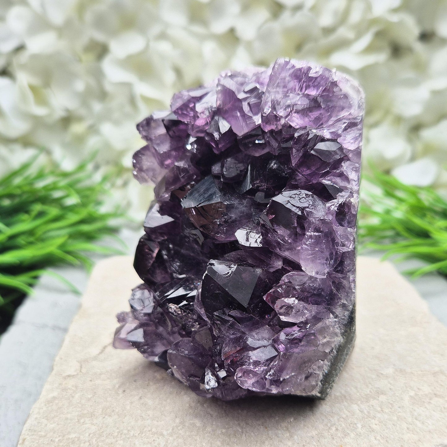 Amethyst Geode, Natural Deep Purple Amethyst Crystals, Self Standing
