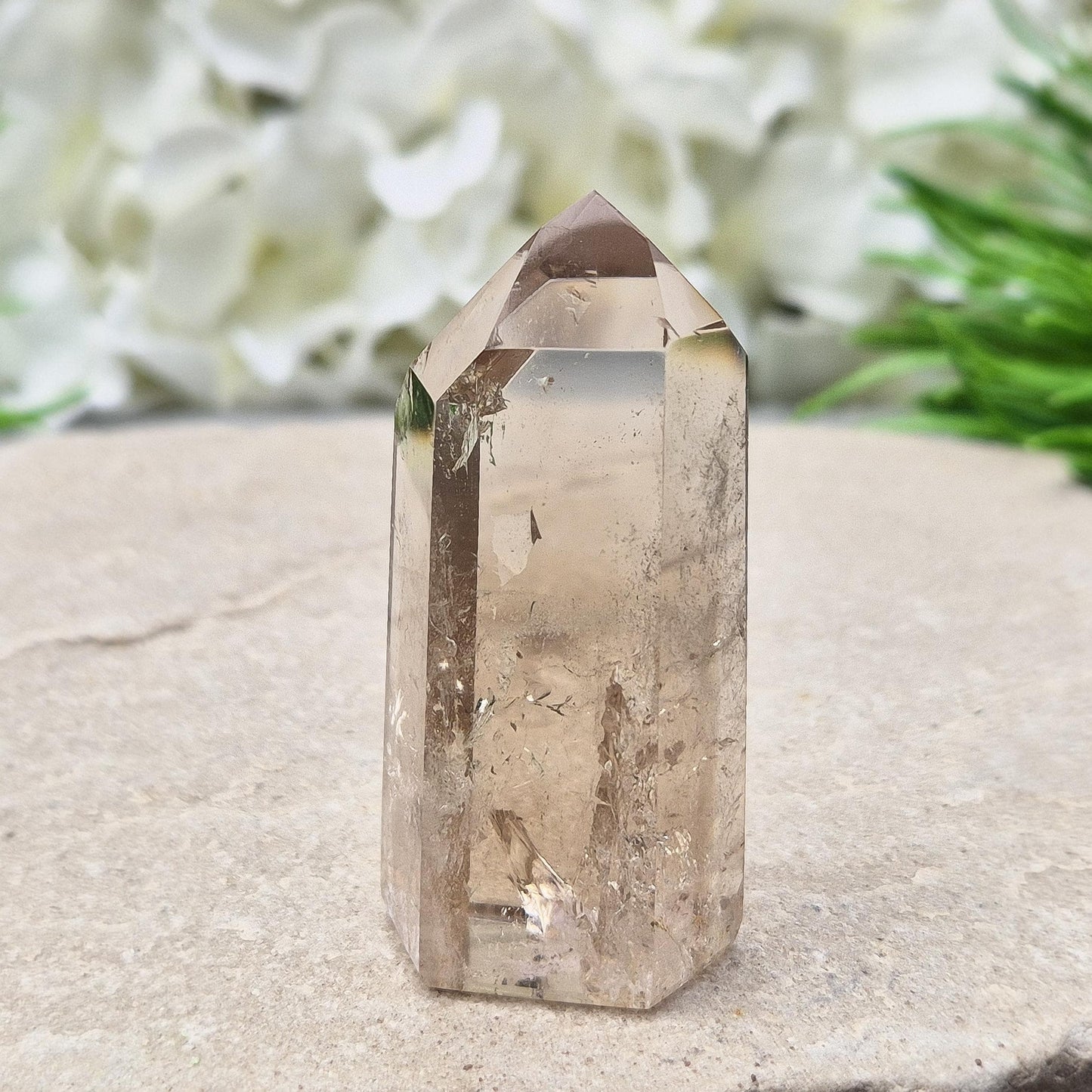 Smoky Quartz Crystal Point (crystal tower)