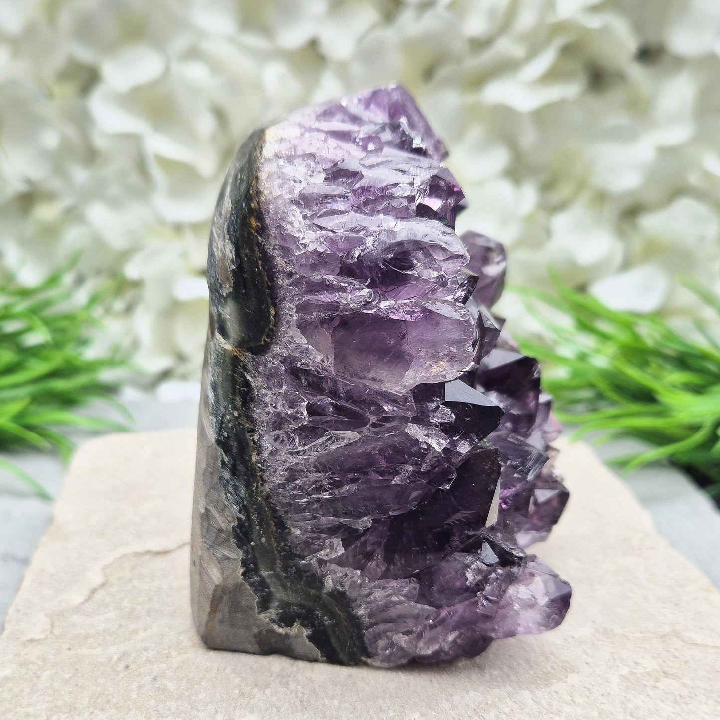 Amethyst Geode, Natural Deep Purple Amethyst Crystals, Self Standing