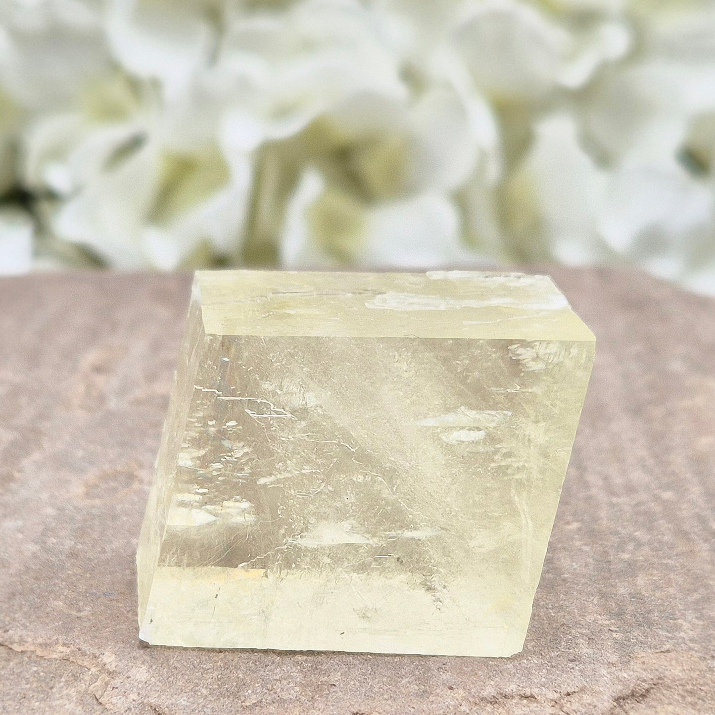 Bright lemon Optical Calcite for clarity, self-healing, and balance. A supportive crystal for new opportunities, focus, and emotional release.