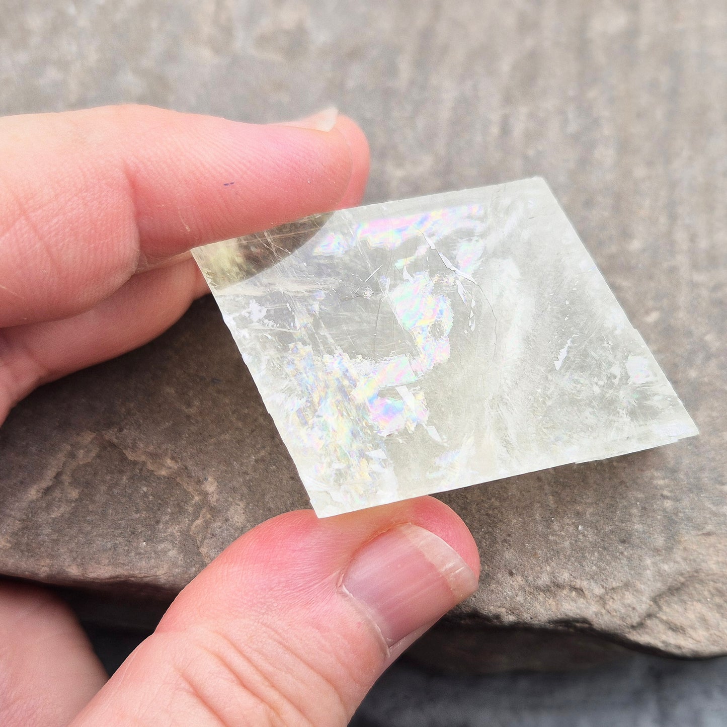 Optical Calcite Crystal, Iceland Spar, Supports motivation and openness to fresh possibilities