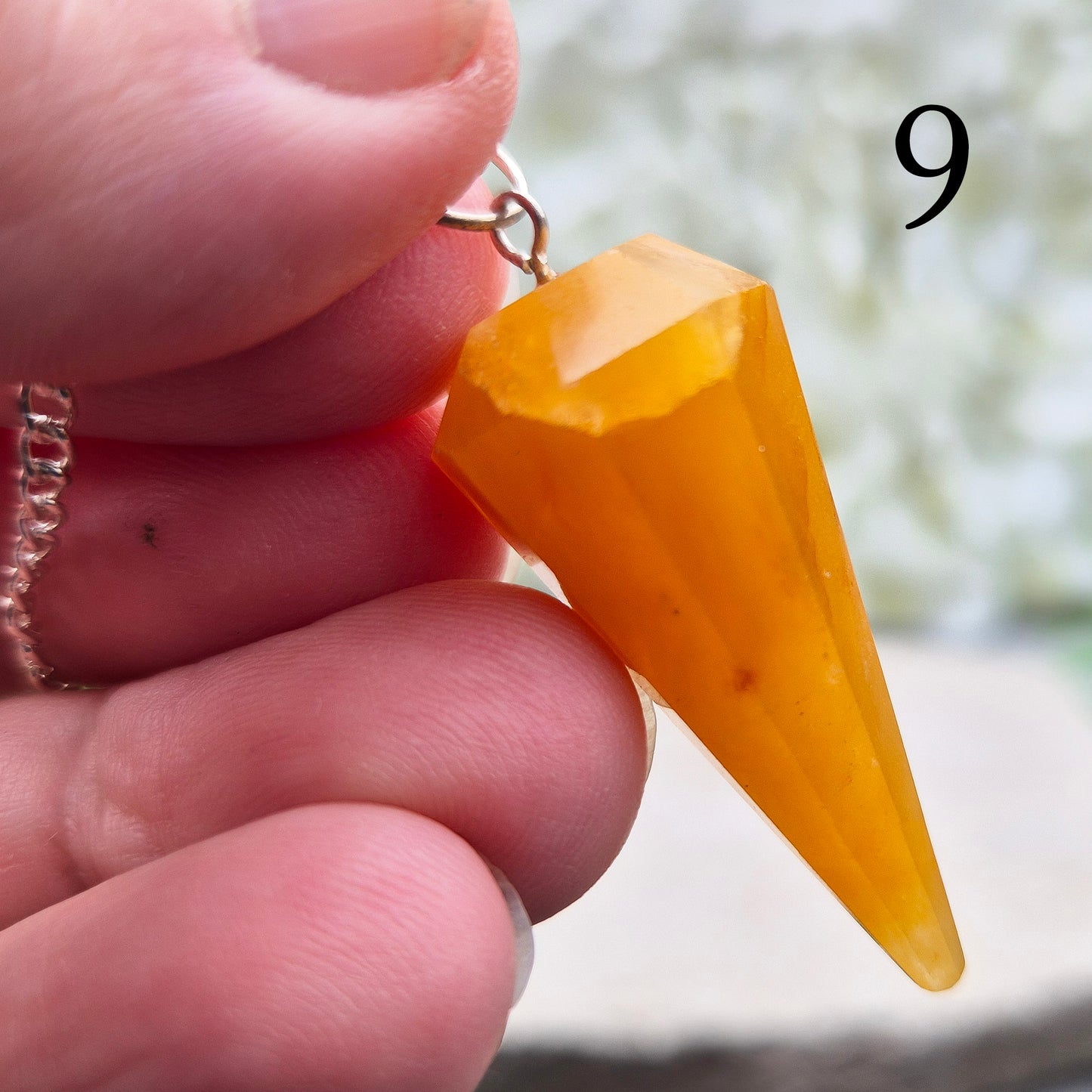 Satyaloka Rose Azeztulite Pendulum, Satyaloka Crystal Dowser - Tool for Decision-Making & Yes/No Questions