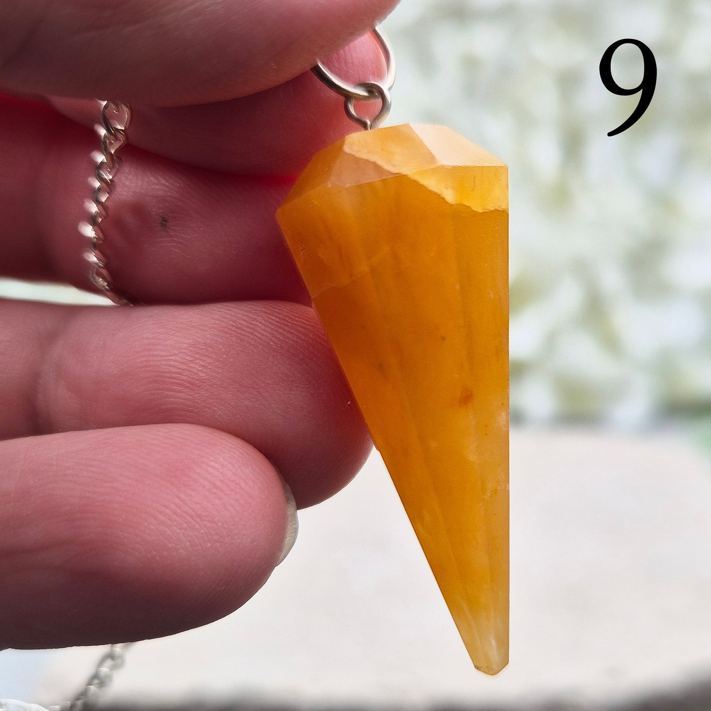 Satyaloka Rose Azeztulite Pendulum, Satyaloka Crystal Dowser - Tool for Decision-Making & Yes/No Questions