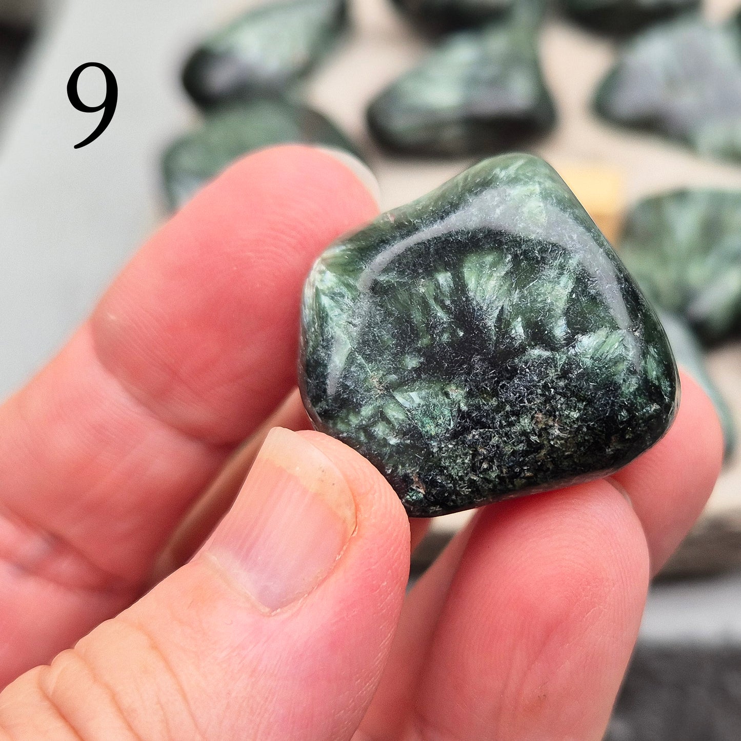 Seraphinite AAA grade - Polished Crystal, the Angel Stone
